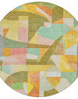 Addison Rugs Jaelira Gold Washable Indoor-Outdoor Rug