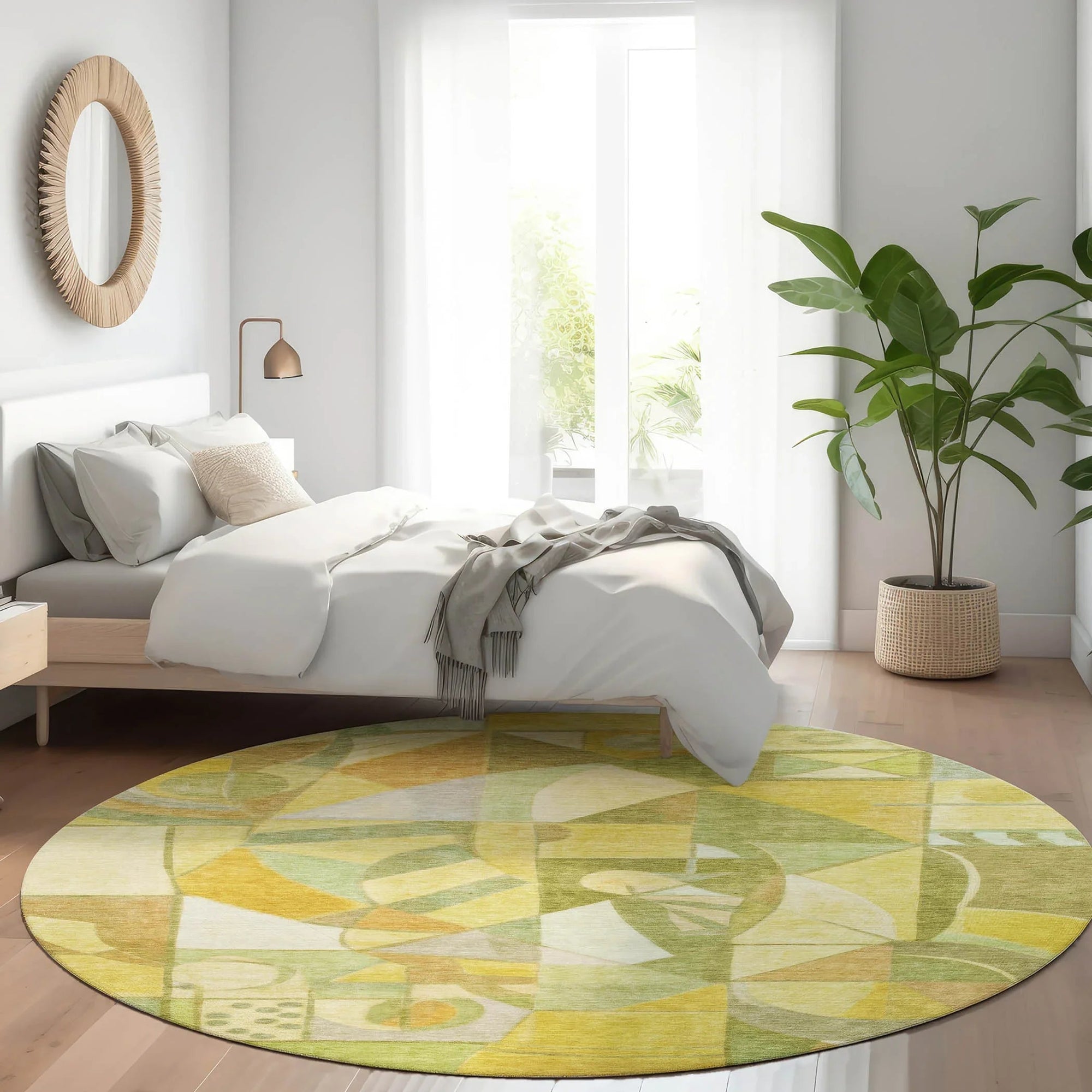 Addison Rugs Jaelius Fern Washable Indoor-Outdoor Rug