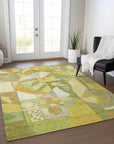 Addison Rugs Jaelius Fern Washable Indoor-Outdoor Rug