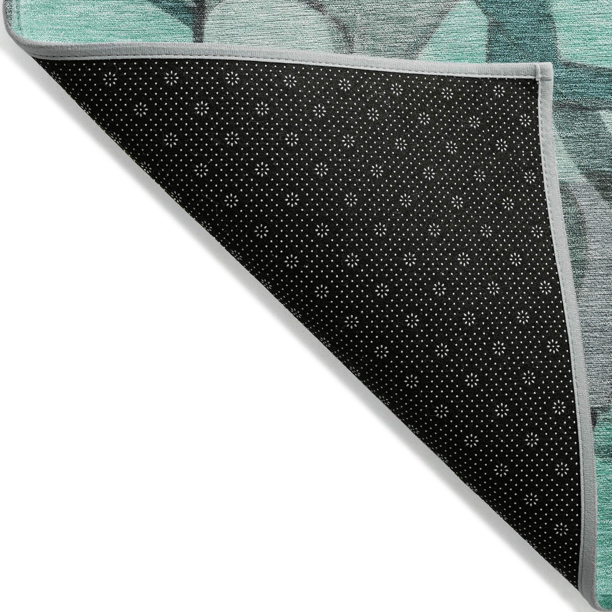 Addison Rugs Jaelius Teal Washable Indoor-Outdoor Rug