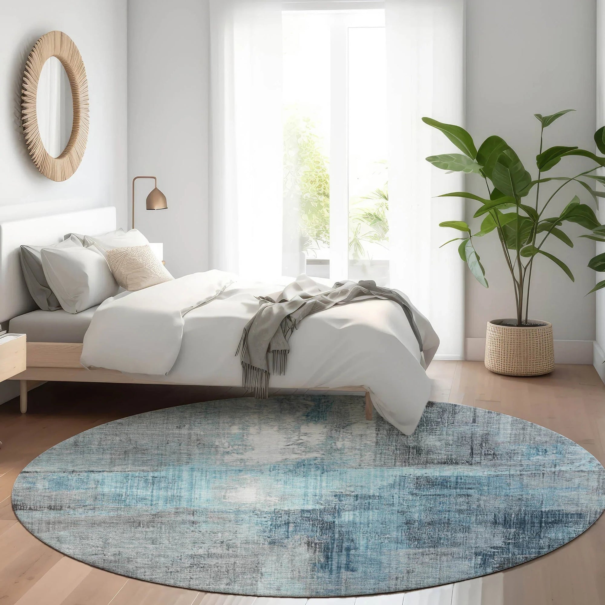 Addison Rugs Jaelor Sky Washable Indoor-Outdoor Rug