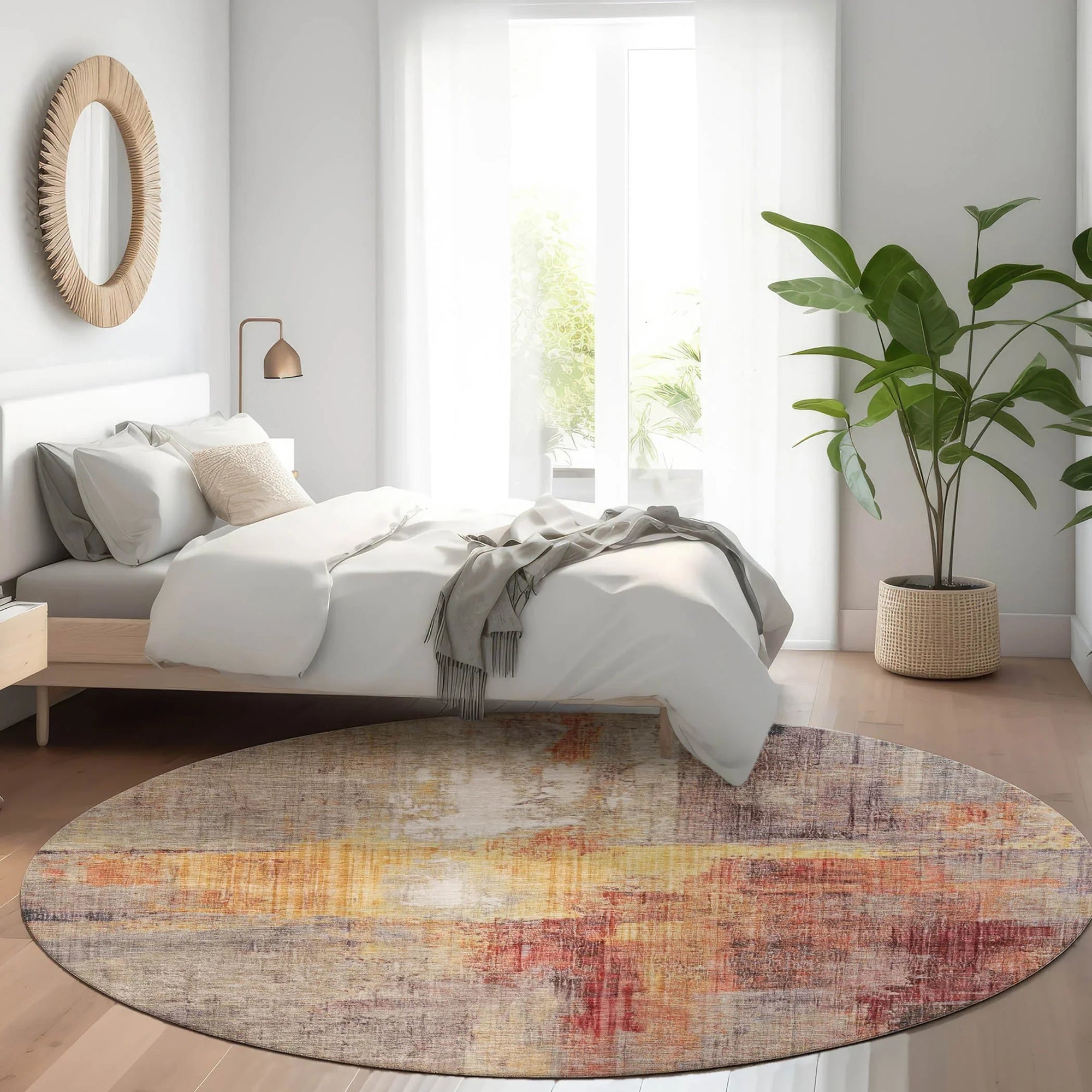 Addison Rugs Jaelor Brown Washable Indoor-Outdoor Rug