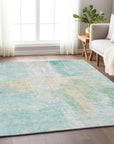 Addison Rugs Jaelor Teal Washable Indoor-Outdoor Rug
