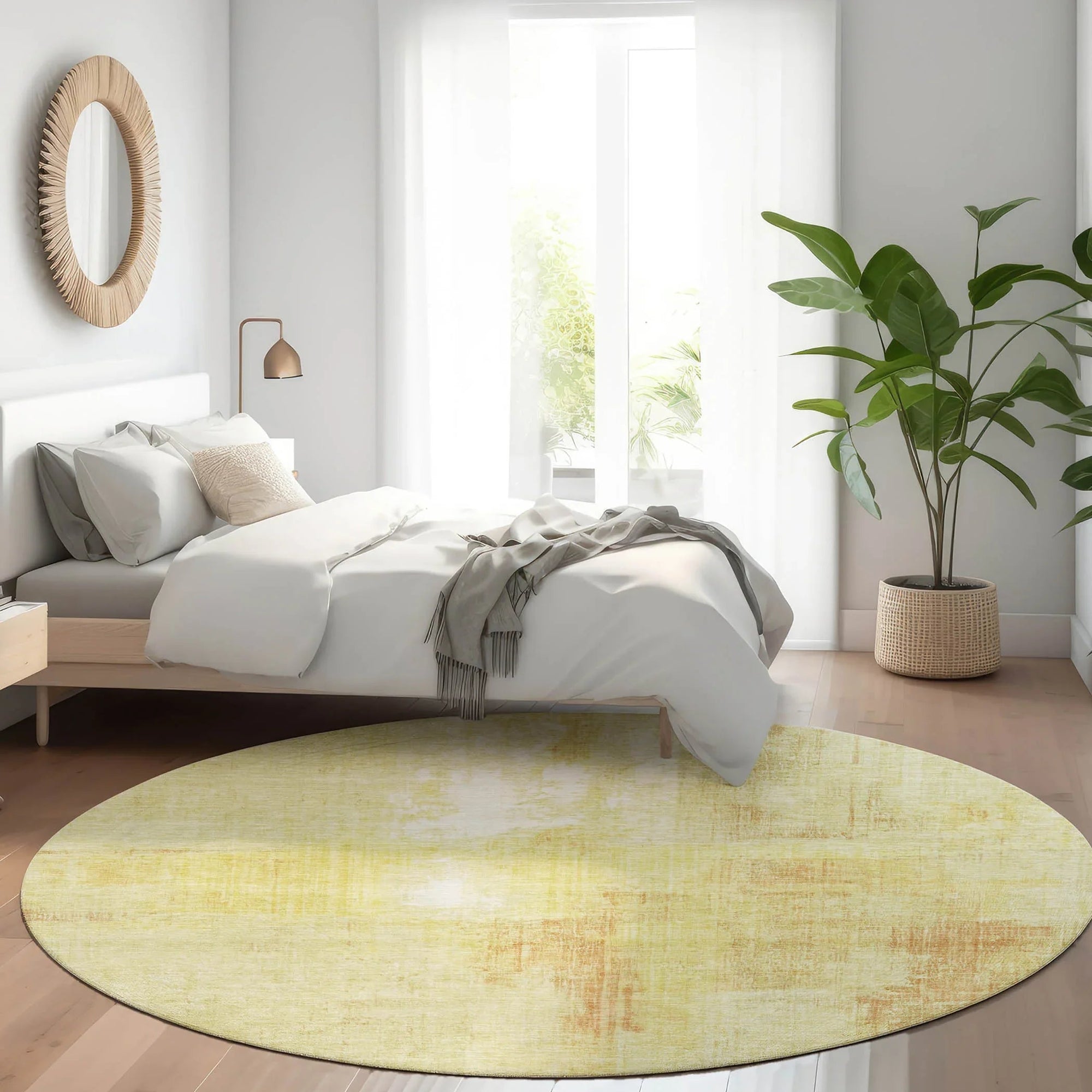 Addison Rugs Jaelor Gold Washable Indoor-Outdoor Rug