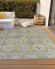 Addison Rugs Jaelora Green Washable Indoor-Outdoor Rug