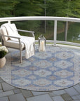 Addison Rugs Jaelora Blue Washable Indoor-Outdoor Rug