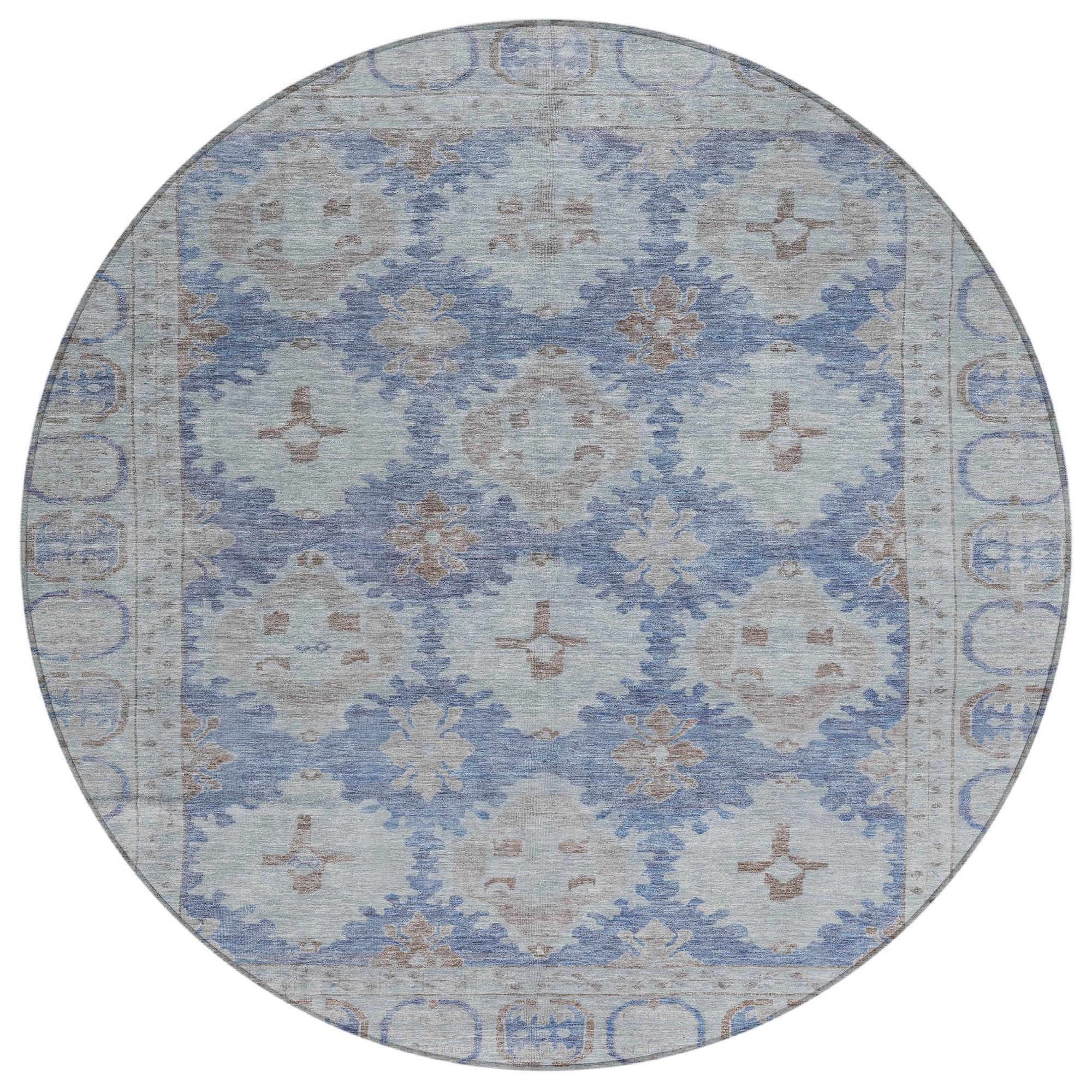 Addison Rugs Jaelora Blue Washable Indoor-Outdoor Rug