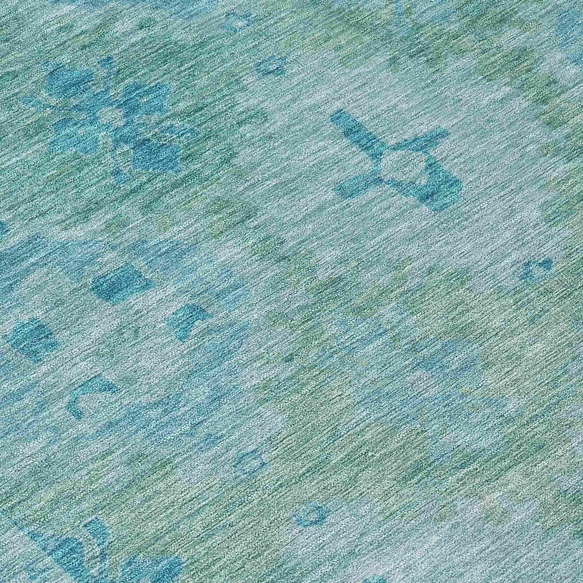 Addison Rugs Jaelora Teal Washable Indoor-Outdoor Rug