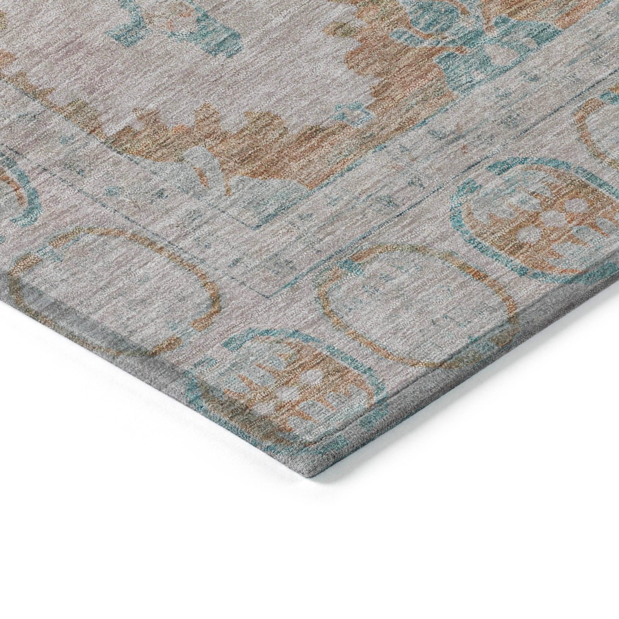 Addison Rugs Jaelora Orange Washable Indoor-Outdoor Rug