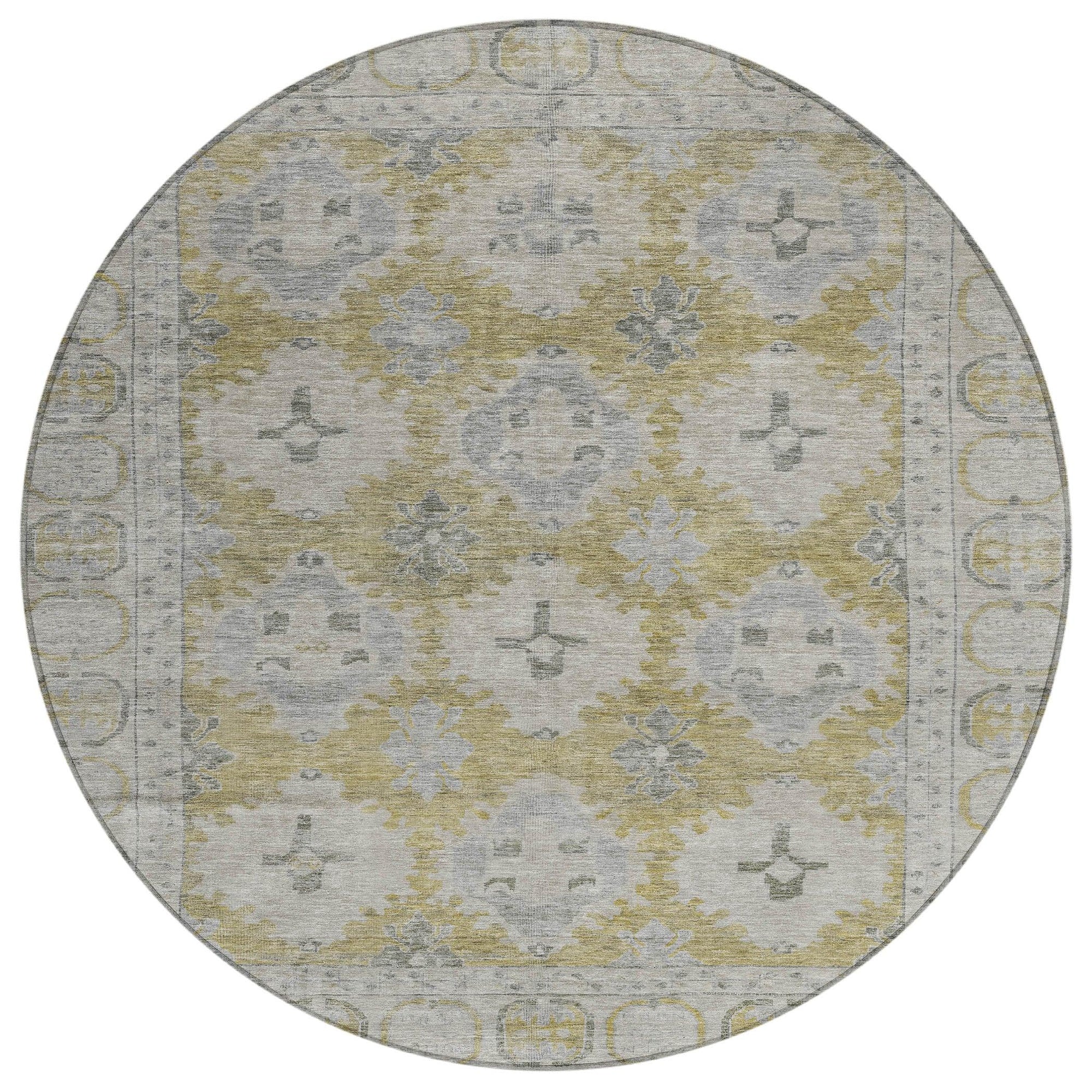 Addison Rugs Jaelora Gold Washable Indoor-Outdoor Rug