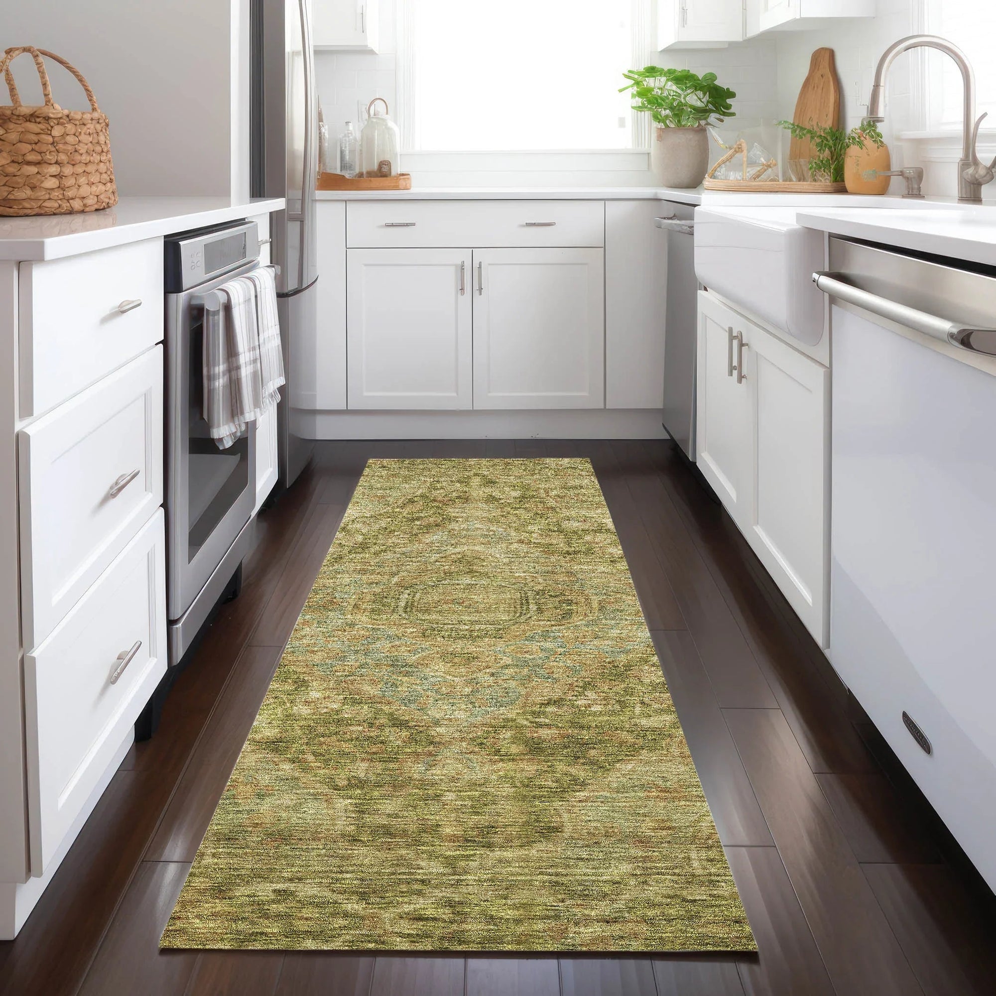 Addison Rugs Kaelanor Aloe Washable Indoor-Outdoor Rug