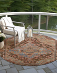 Addison Rugs Kaelanor Chocolate Washable Indoor-Outdoor Rug
