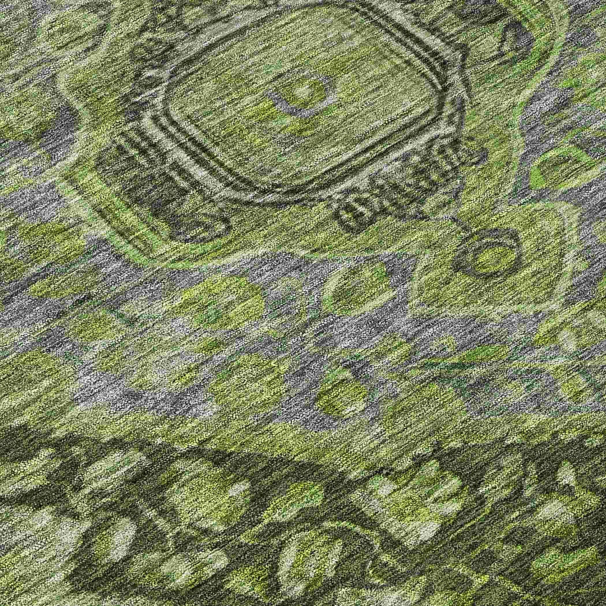 Addison Rugs Kaelanor Green Washable Indoor-Outdoor Rug