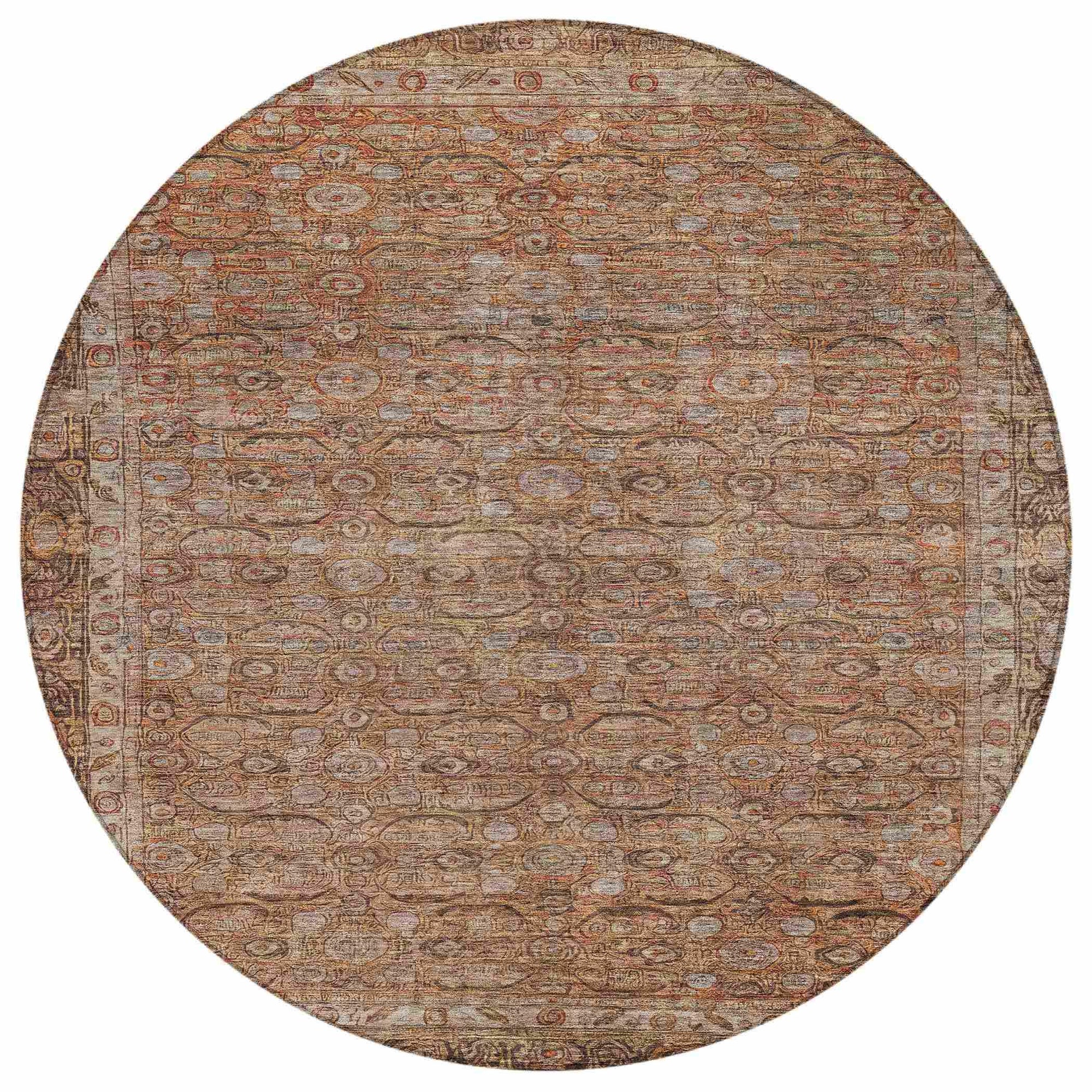 Addison Rugs Kaelara Copper Washable Indoor-Outdoor Rug