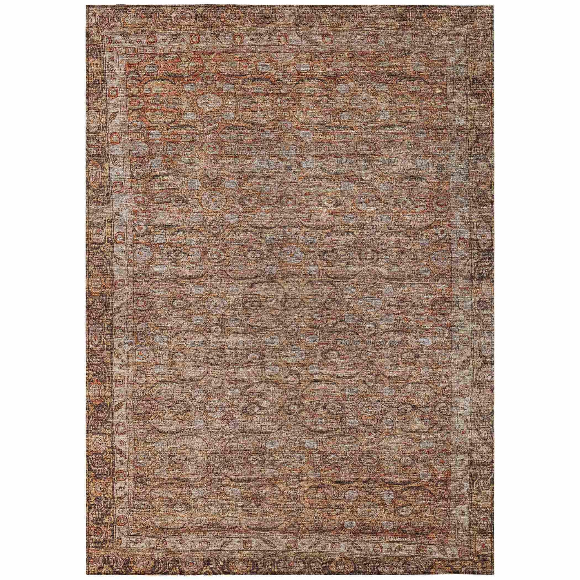 Addison Rugs Kaelara Copper Washable Indoor-Outdoor Rug