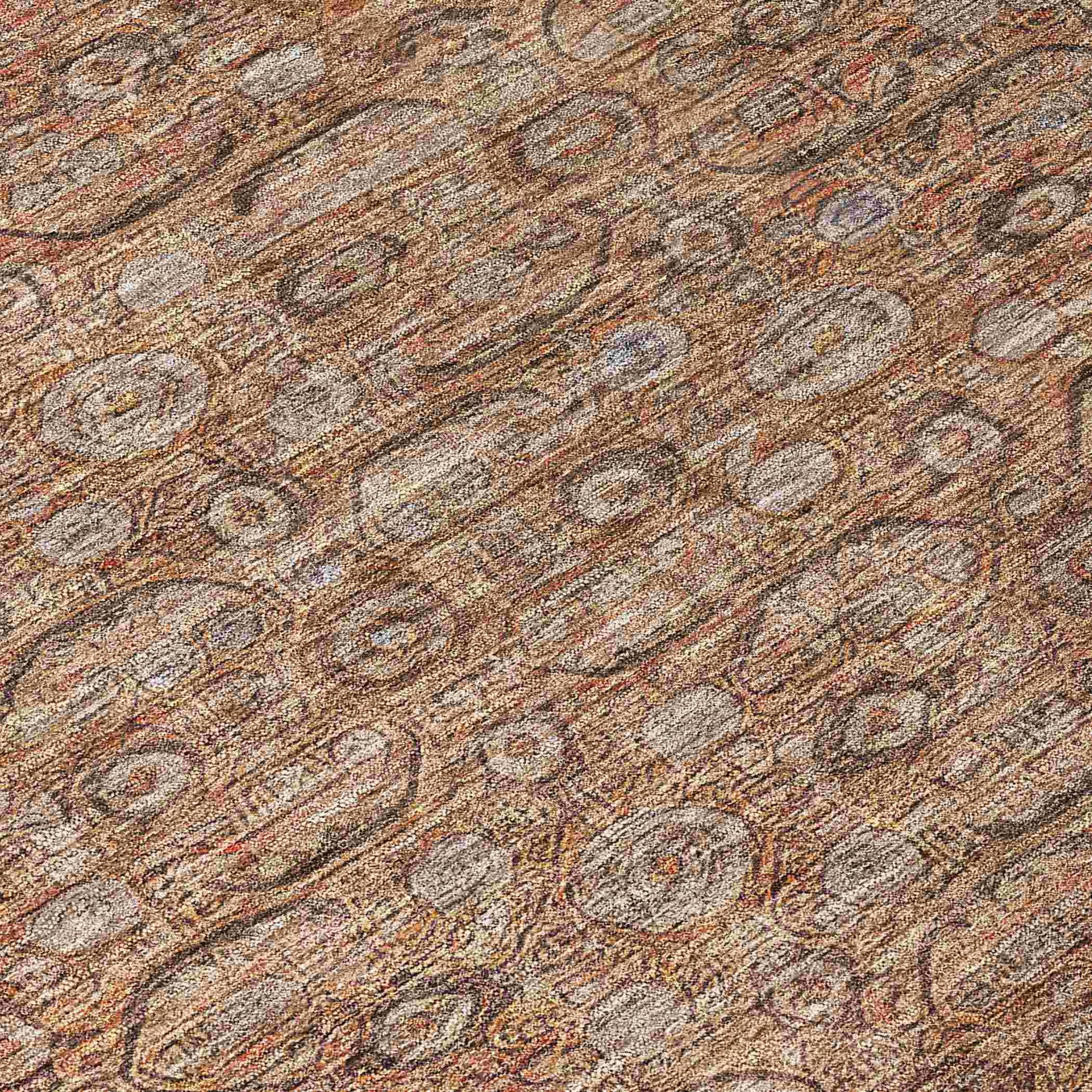 Addison Rugs Kaelara Copper Washable Indoor-Outdoor Rug