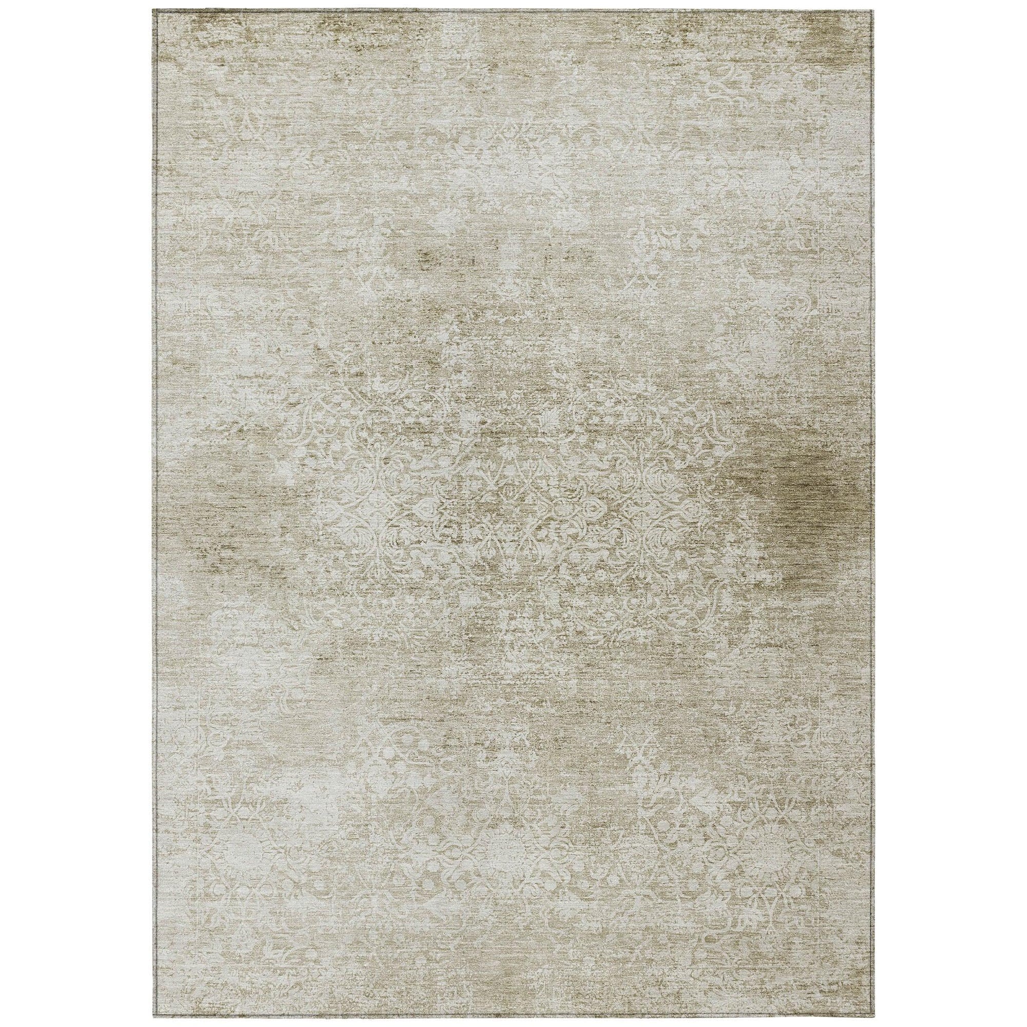 Addison Rugs Kaelas Brown Washable Indoor-Outdoor Rug