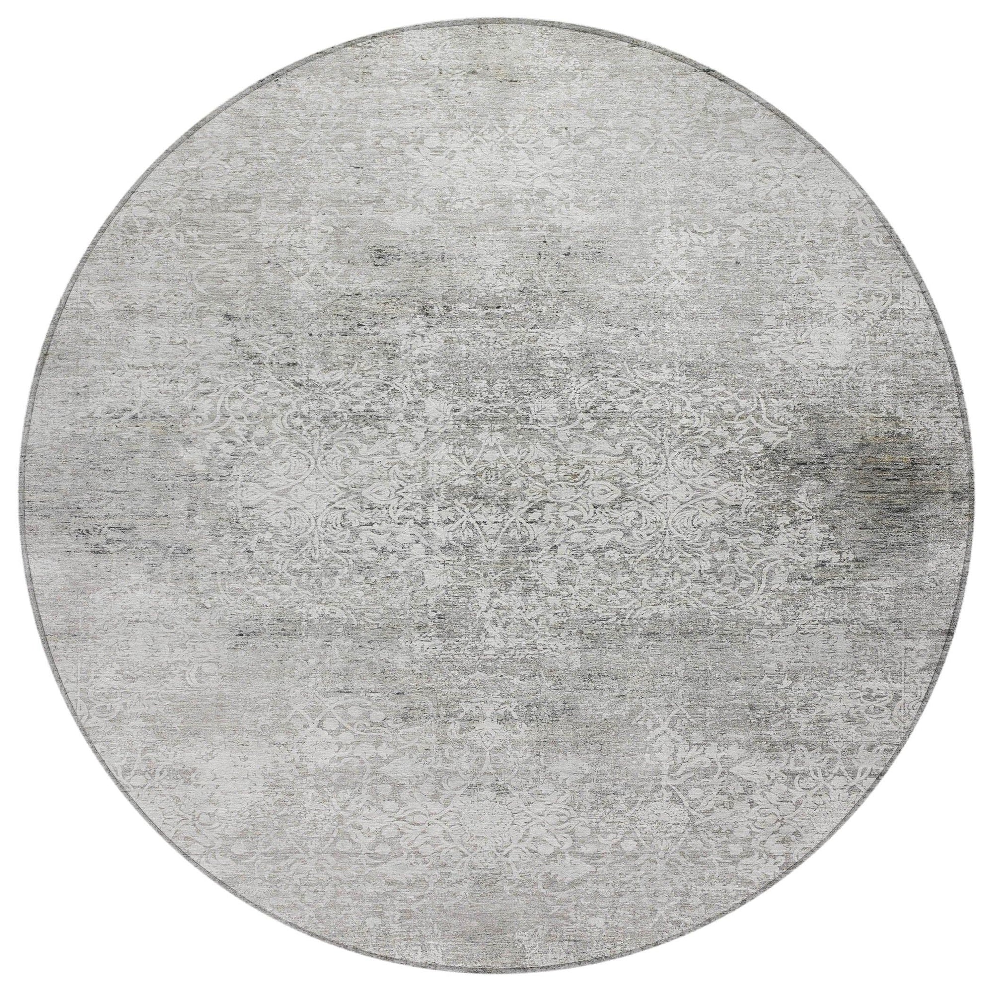 Addison Rugs Kaelas Gray Washable Indoor-Outdoor Rug