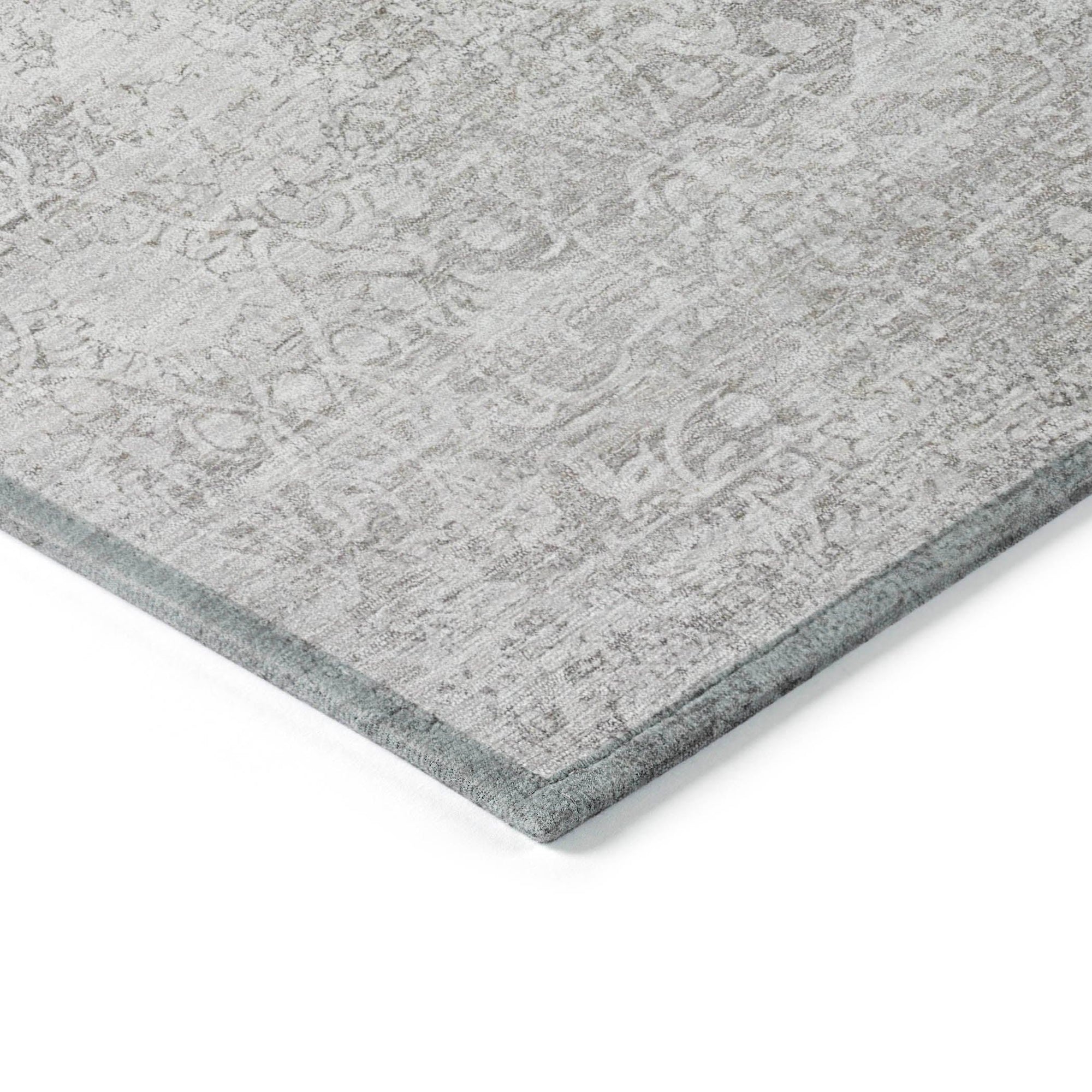 Addison Rugs Kaelas Gray Washable Indoor-Outdoor Rug