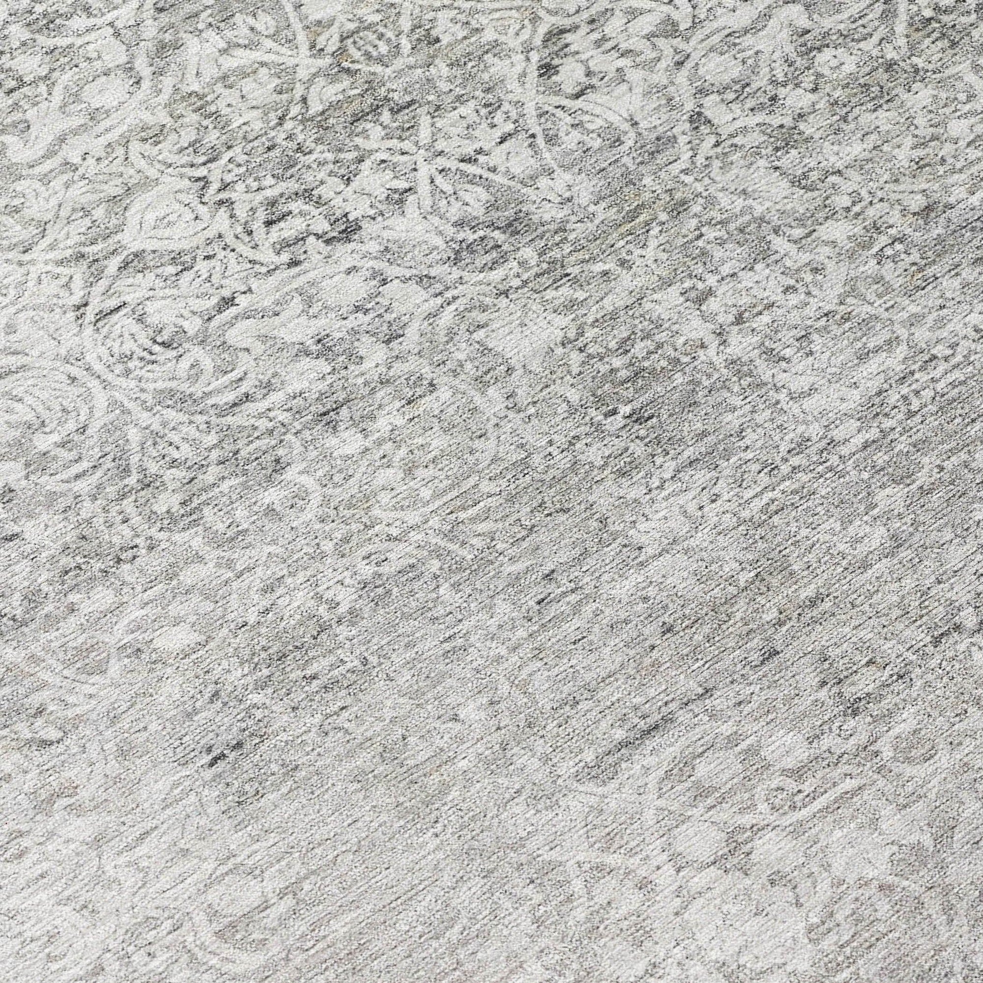 Addison Rugs Kaelas Gray Washable Indoor-Outdoor Rug