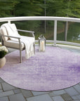 Addison Rugs Kaelas Purple Washable Indoor-Outdoor Rug
