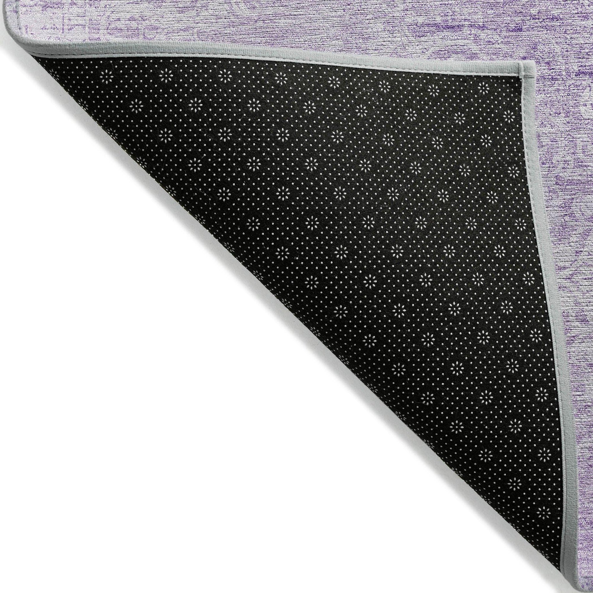 Addison Rugs Kaelas Purple Washable Indoor-Outdoor Rug