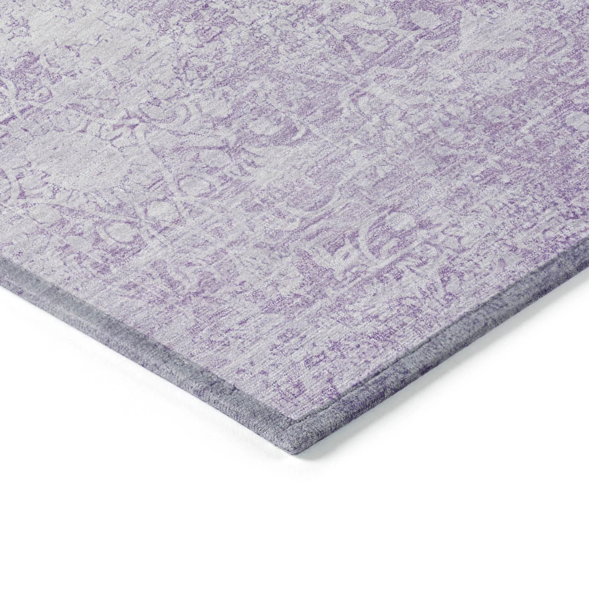 Addison Rugs Kaelas Purple Washable Indoor-Outdoor Rug