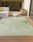Addison Rugs Kaelas Green Washable Indoor-Outdoor Rug