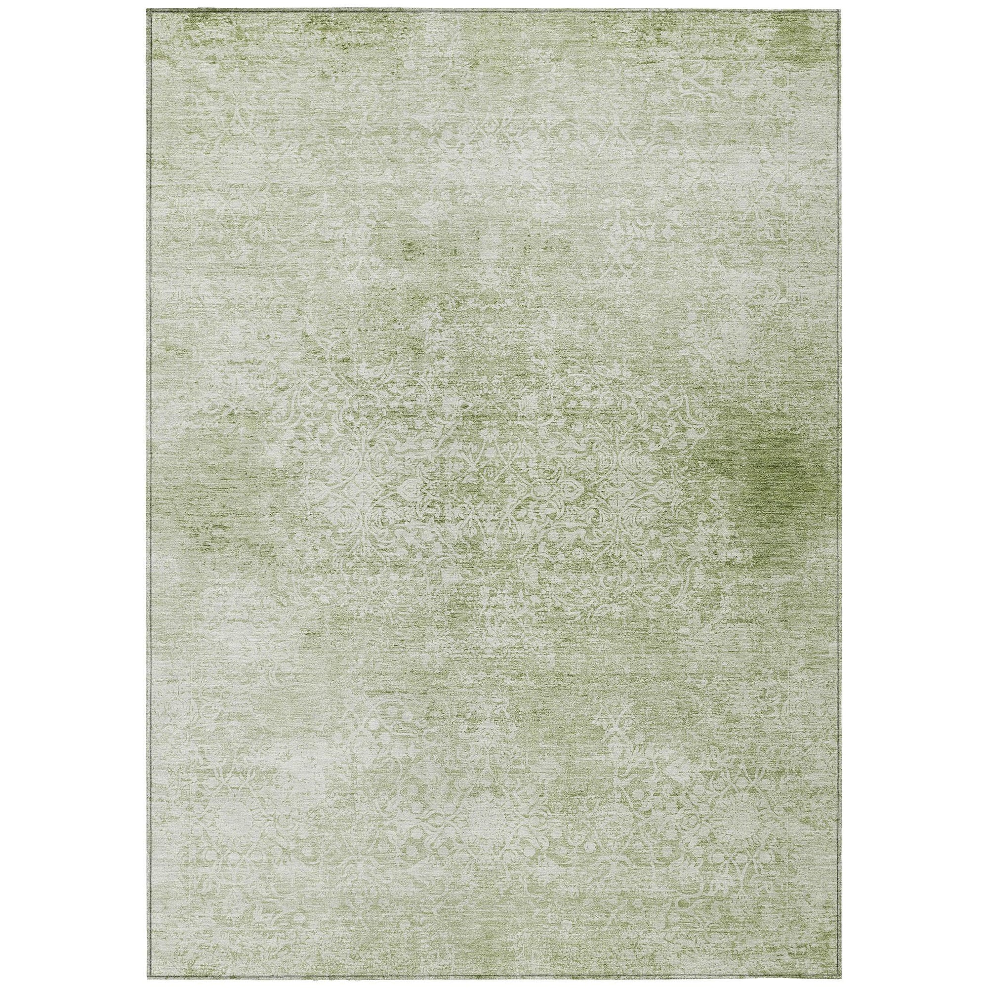 Addison Rugs Kaelas Green Washable Indoor-Outdoor Rug