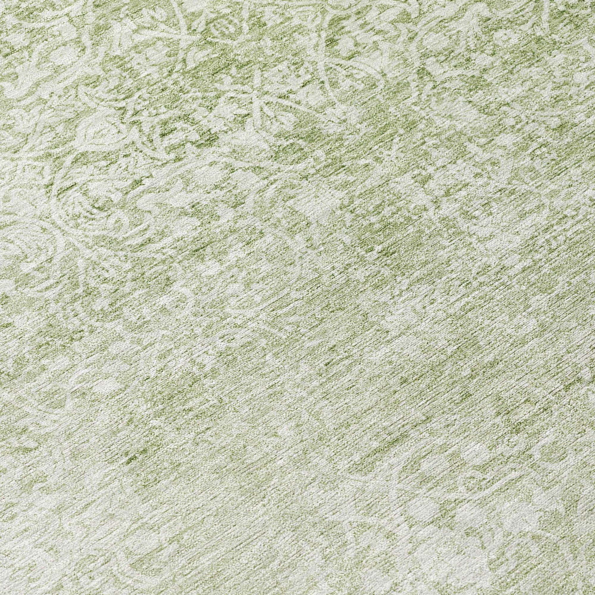 Addison Rugs Kaelas Green Washable Indoor-Outdoor Rug