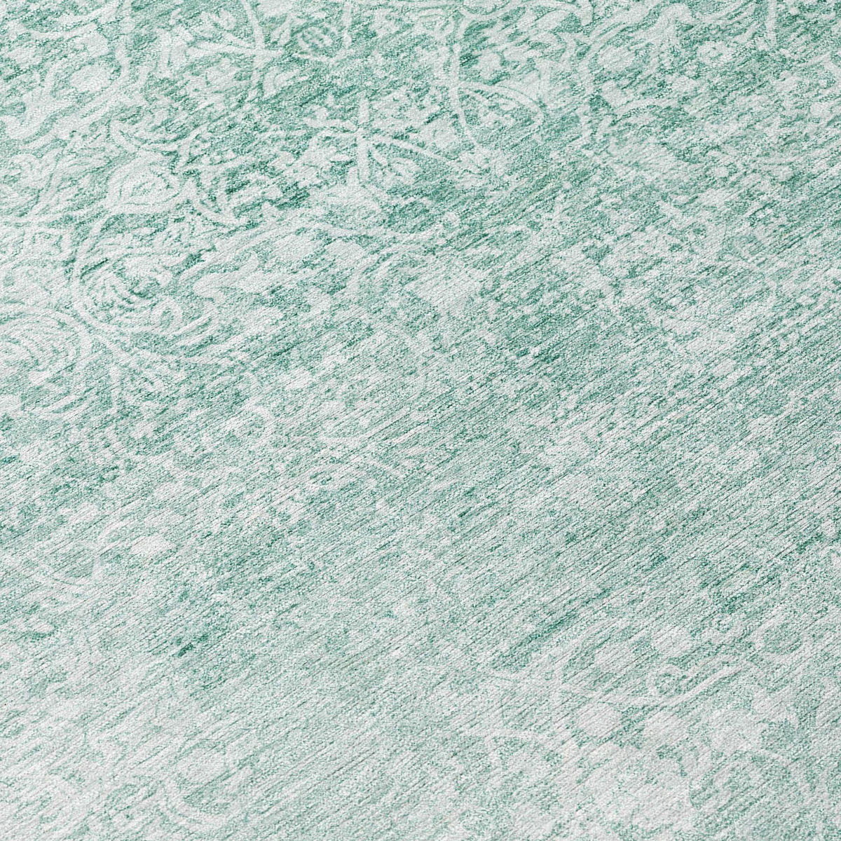 Addison Rugs Kaelas Teal Washable Indoor-Outdoor Rug