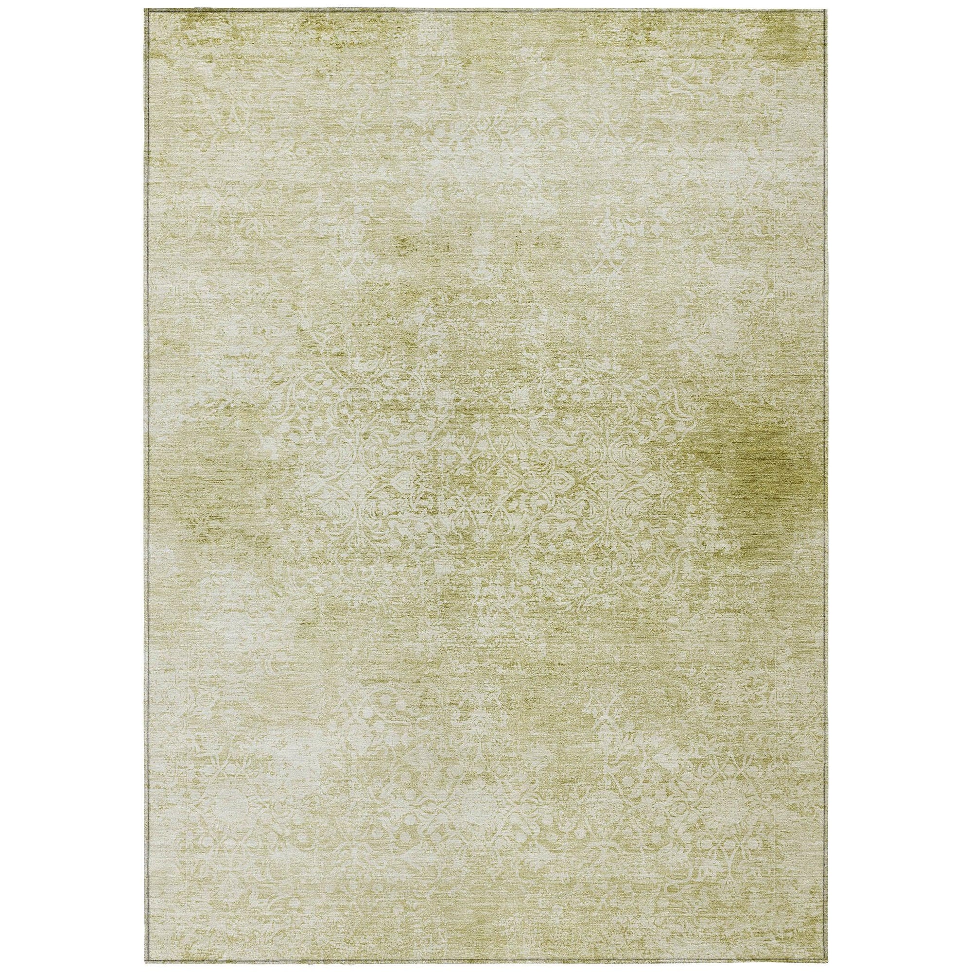 Addison Rugs Kaelas Gold Washable Indoor-Outdoor Rug