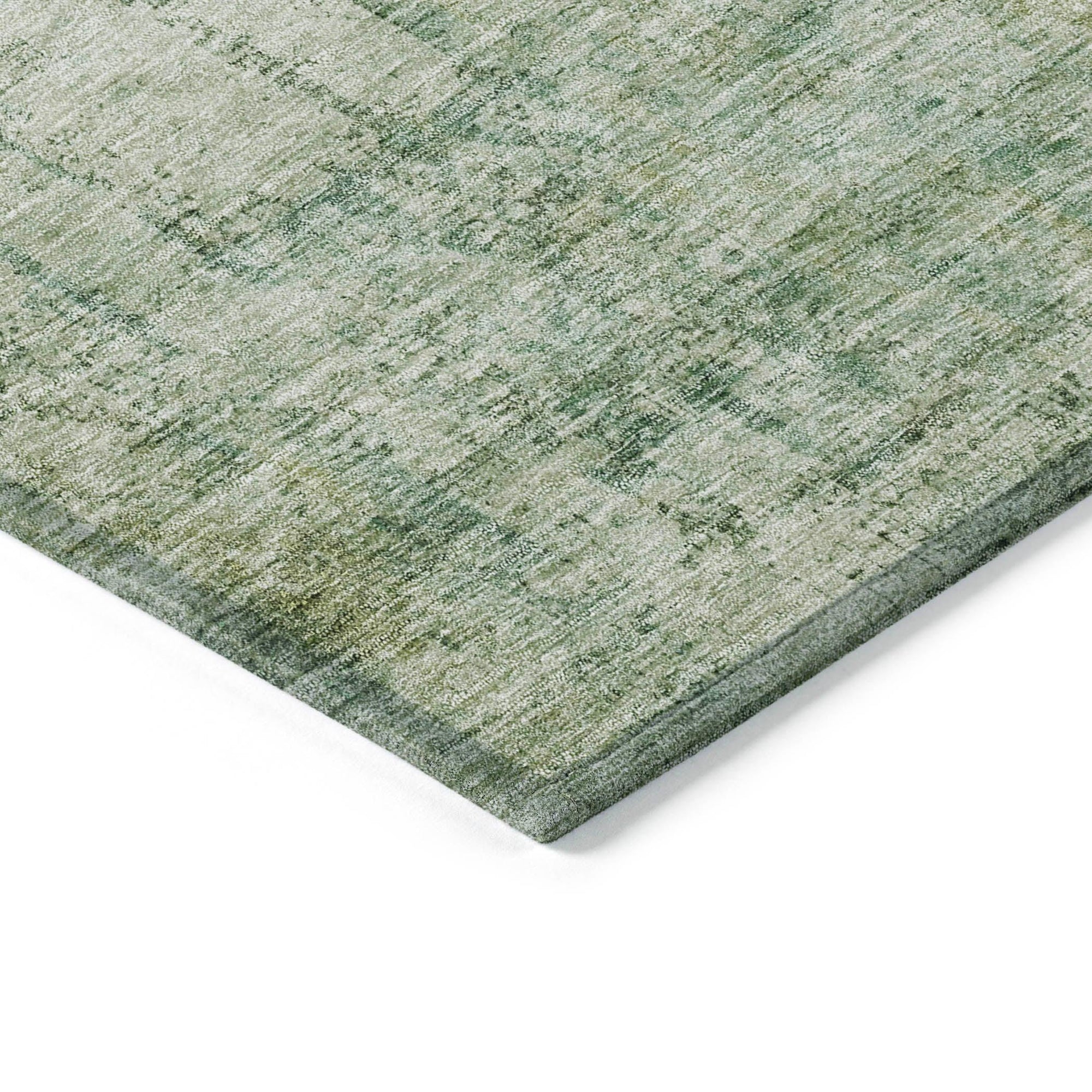 Addison Rugs Kaelien Green Washable Indoor-Outdoor Rug