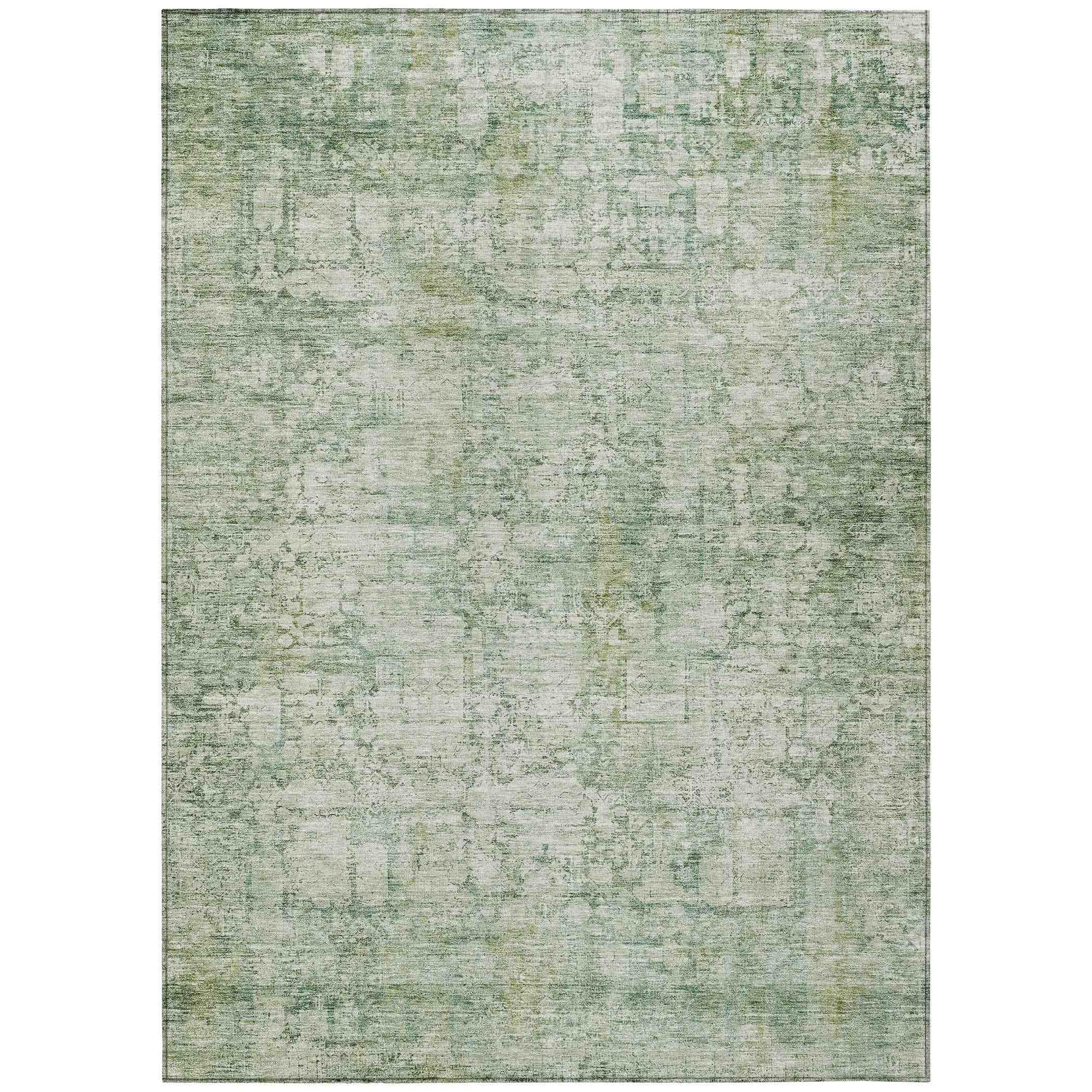 Addison Rugs Kaelien Green Washable Indoor-Outdoor Rug