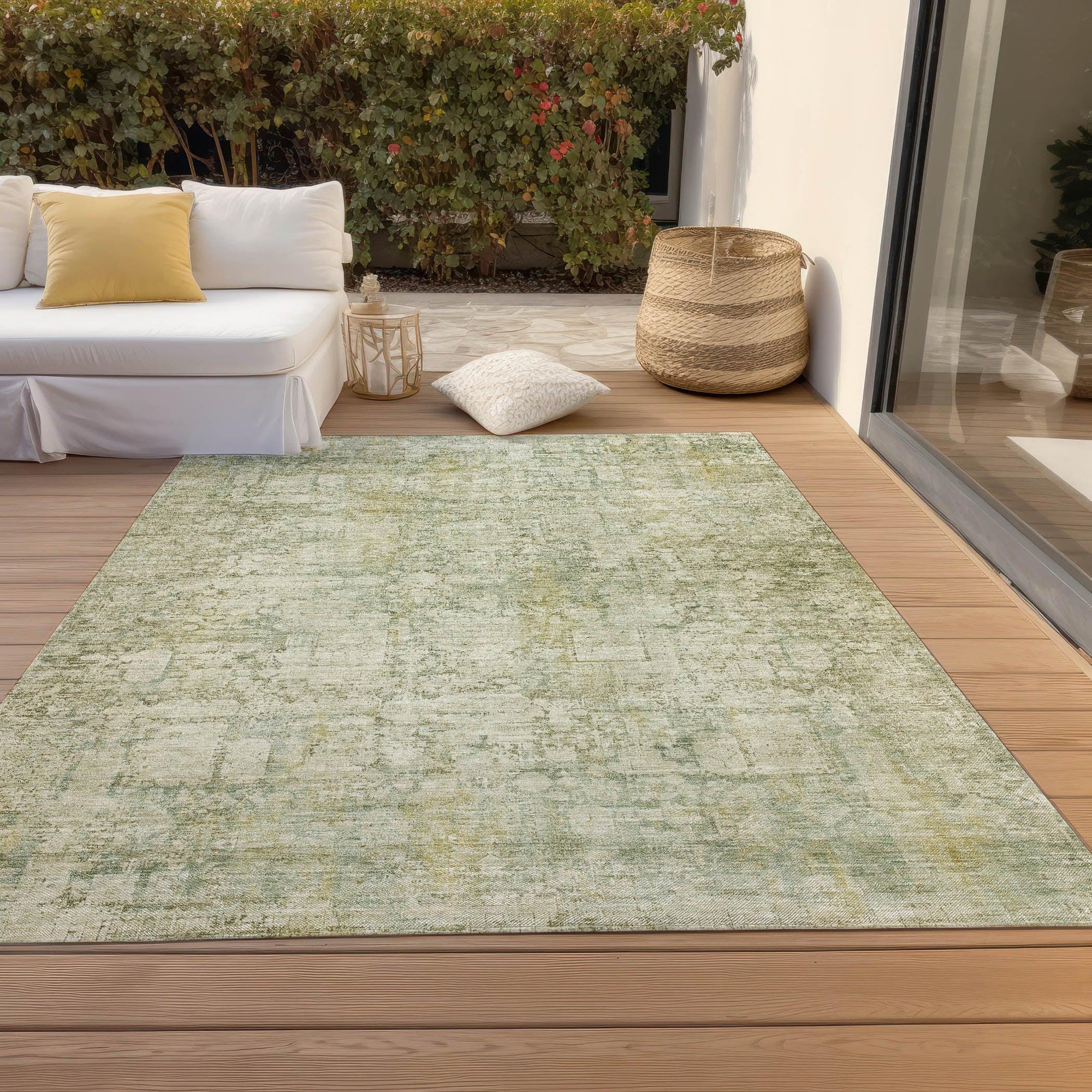 Addison Rugs Kaelien Brown Washable Indoor-Outdoor Rug