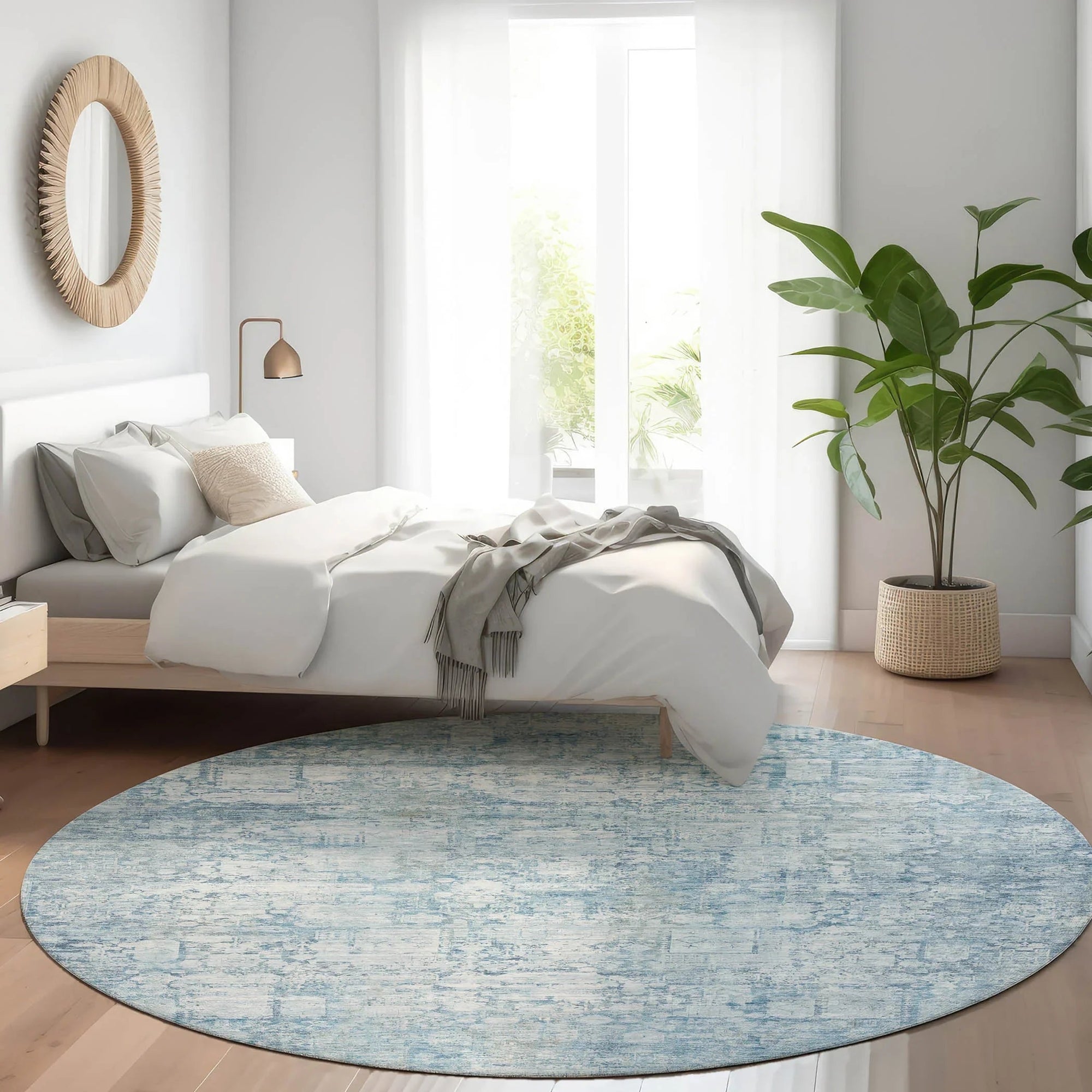 Addison Rugs Kaelien Blue Washable Indoor-Outdoor Rug