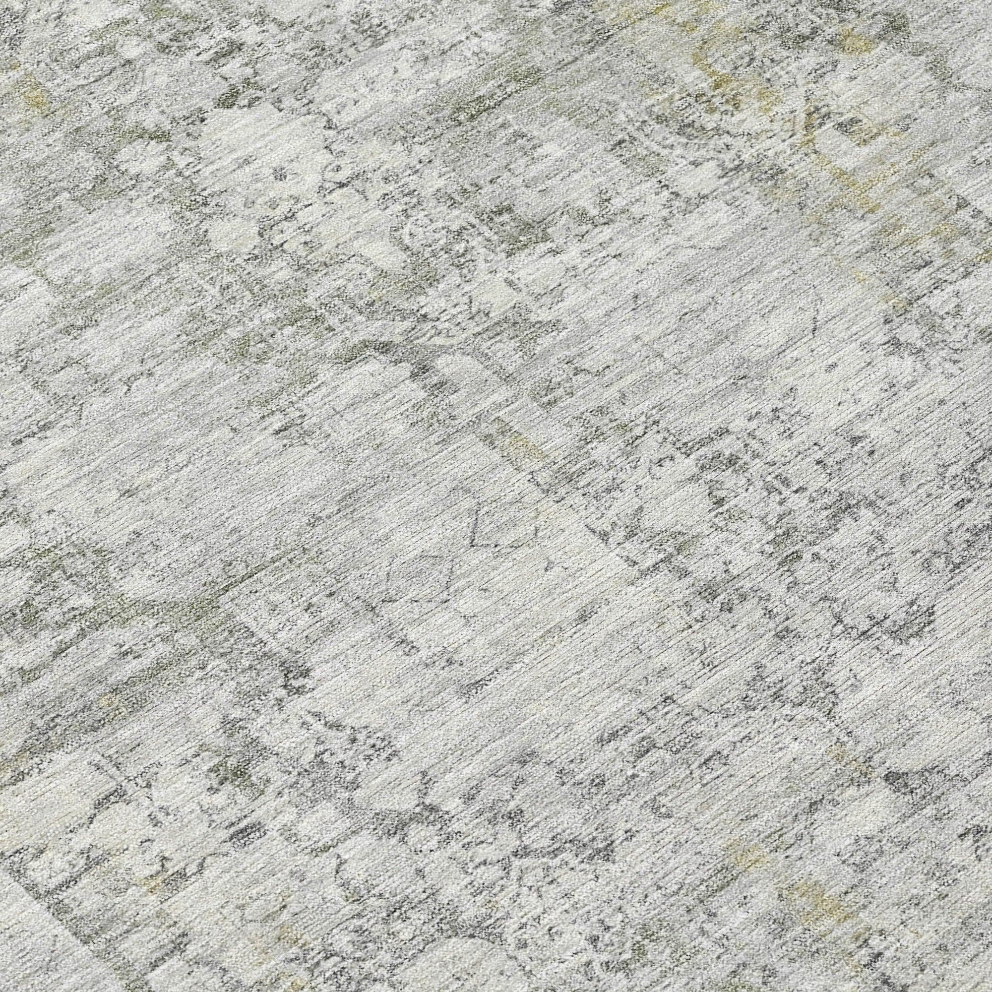 Addison Rugs Kaelien Gray Washable Indoor-Outdoor Rug