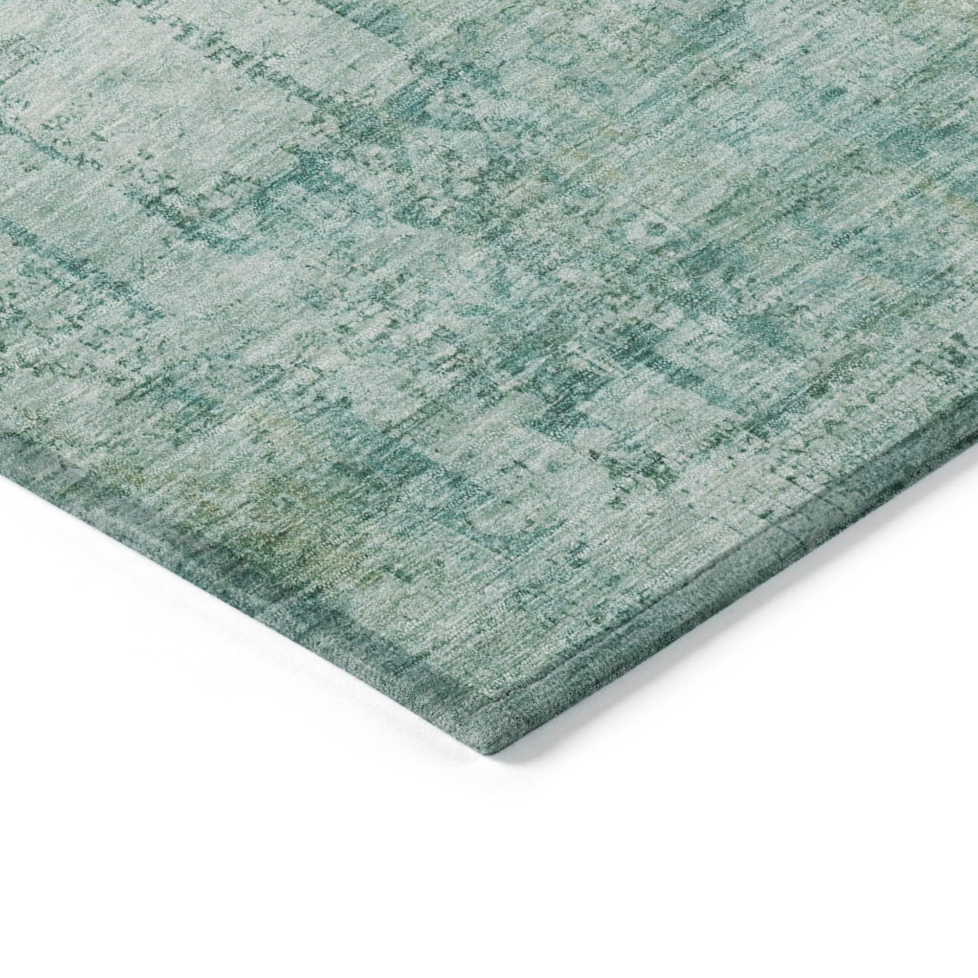 Addison Rugs Kaelien Teal Washable Indoor-Outdoor Rug