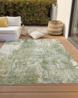 Addison Rugs Kaelion Green Washable Indoor-Outdoor Rug