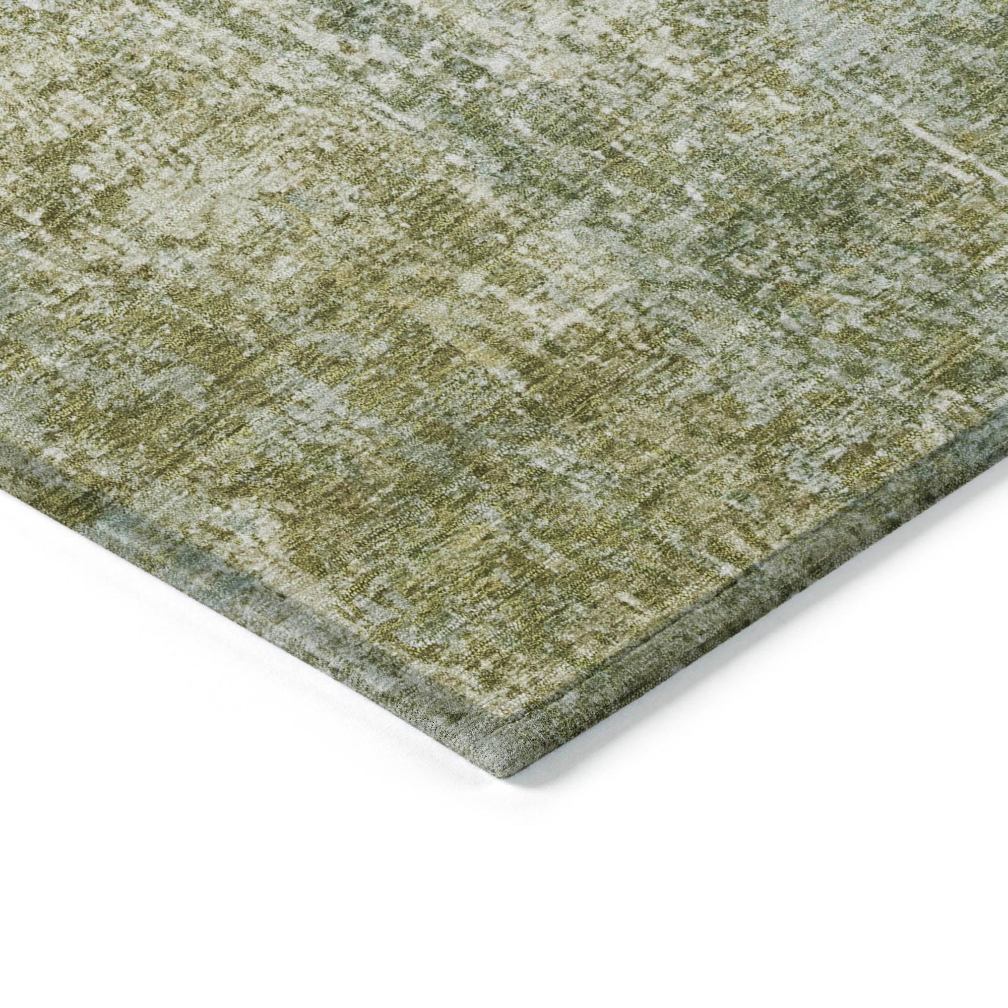 Addison Rugs Kaelion Green Washable Indoor-Outdoor Rug