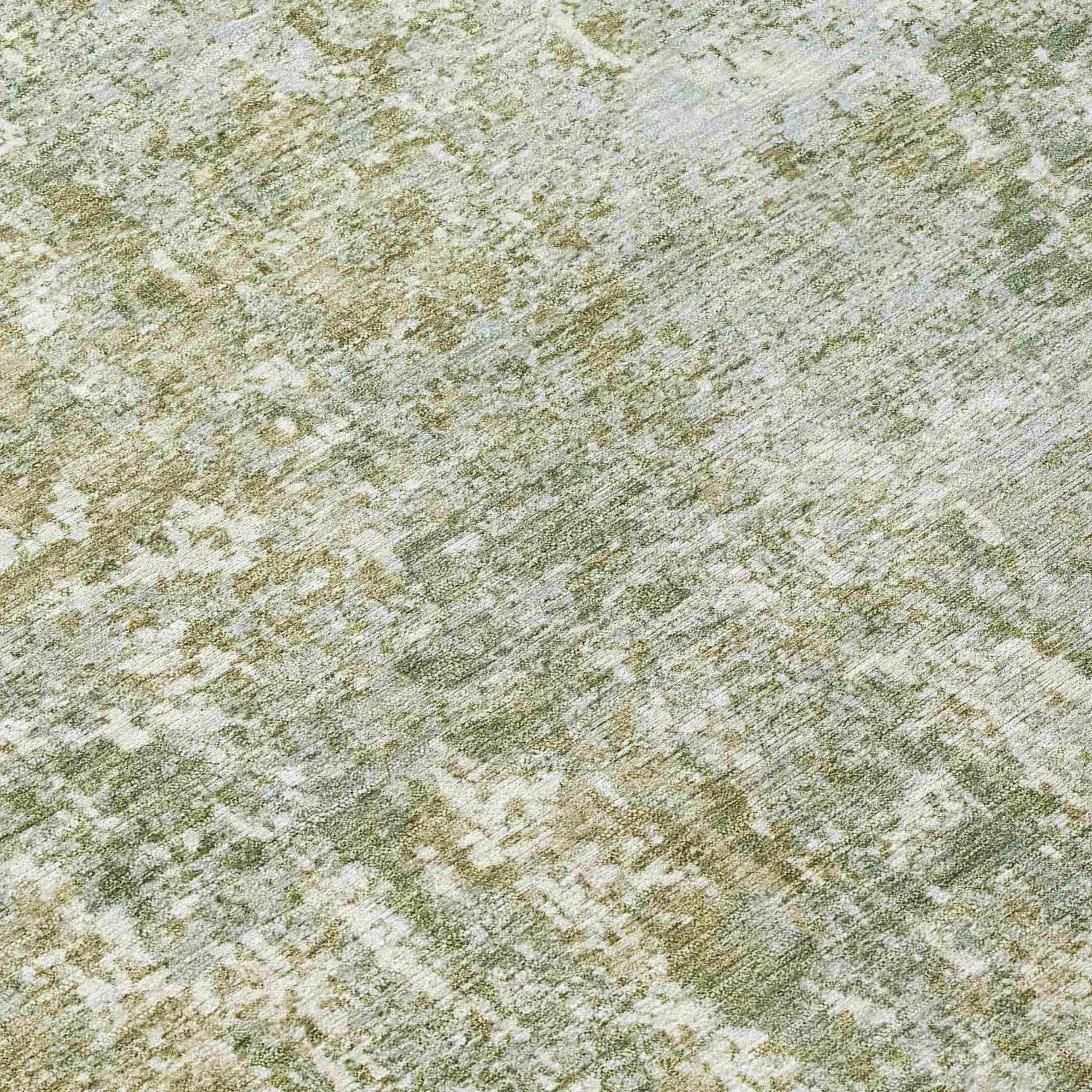 Addison Rugs Kaelion Green Washable Indoor-Outdoor Rug