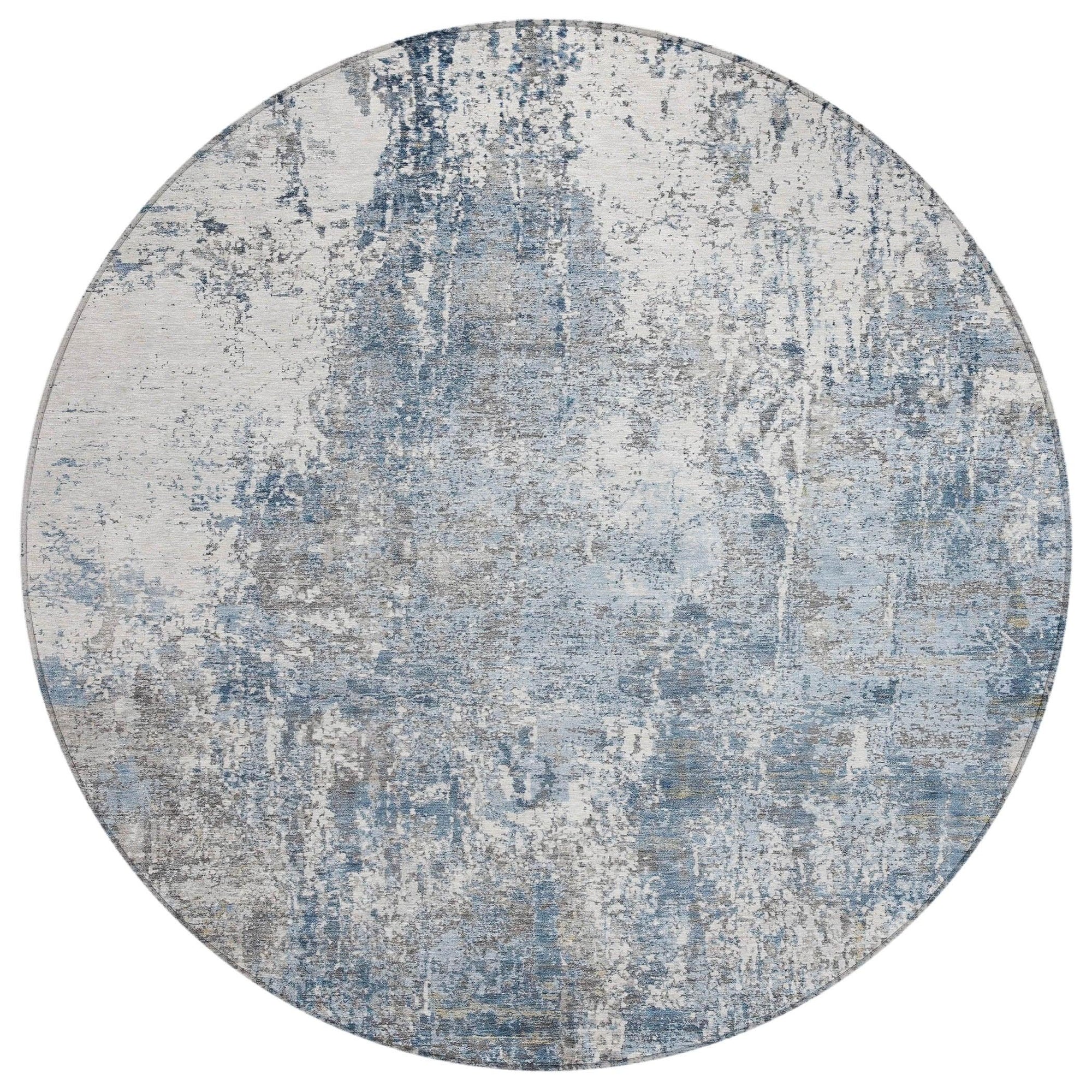 Addison Rugs Kaelion Blue Washable Indoor-Outdoor Rug