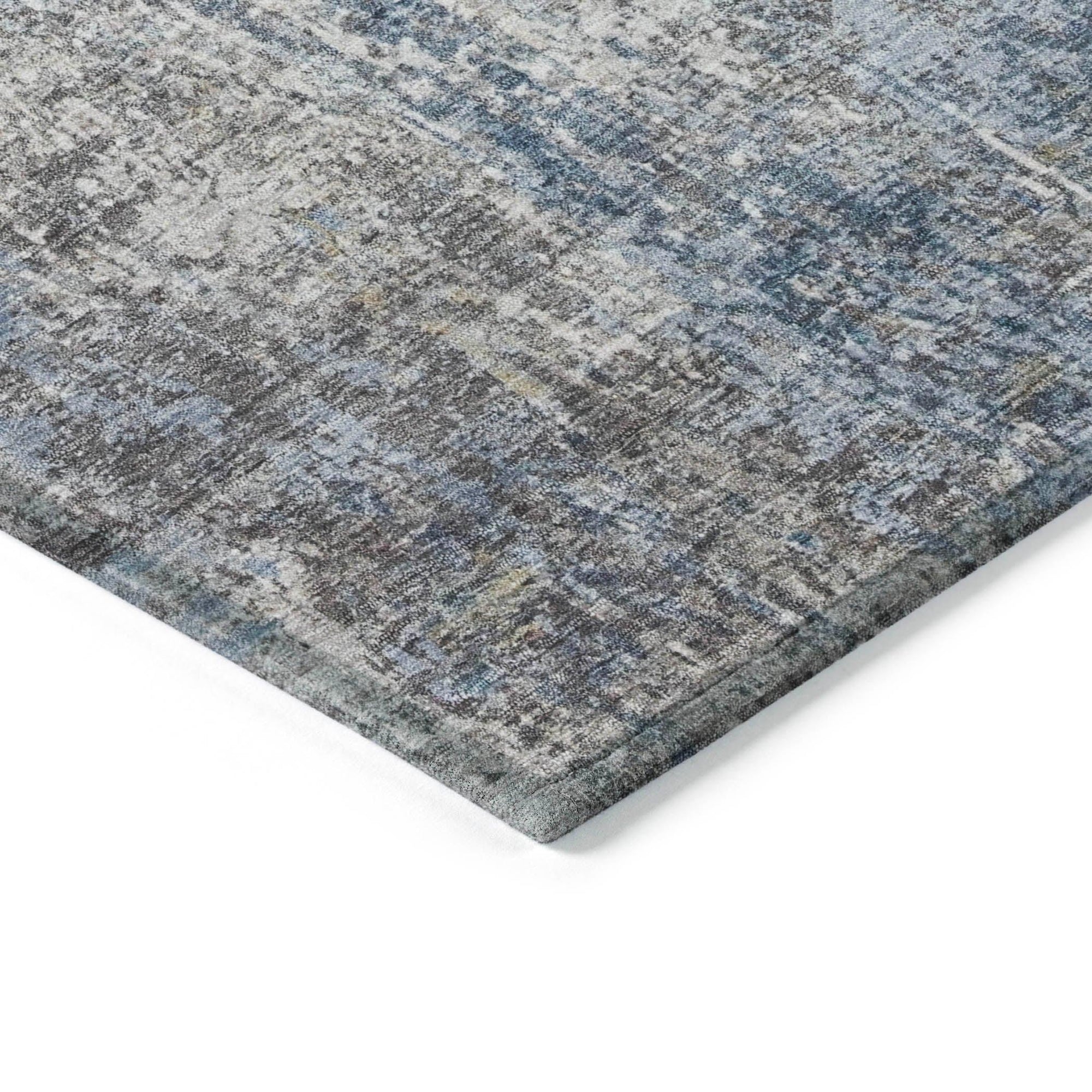 Addison Rugs Kaelion Blue Washable Indoor-Outdoor Rug