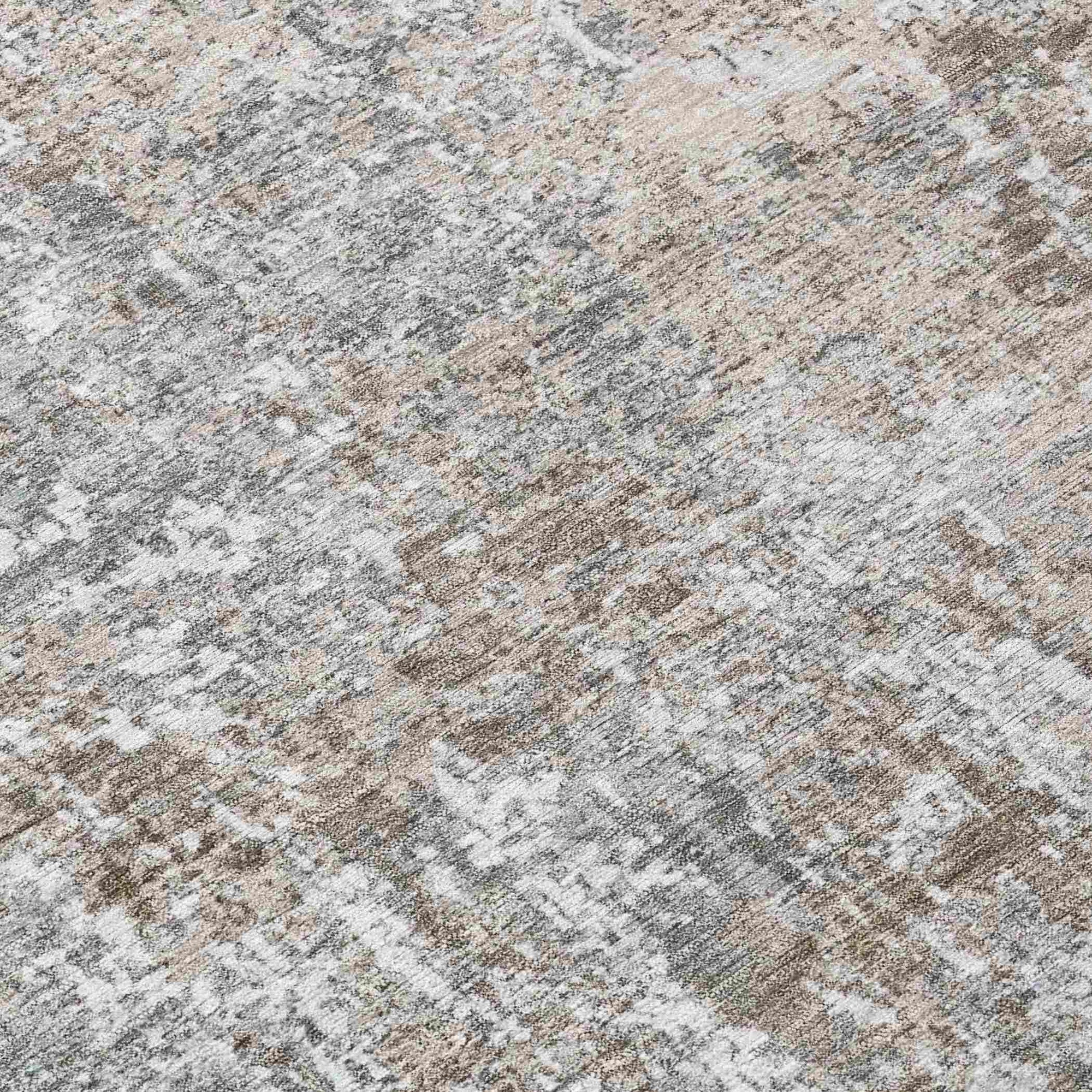 Addison Rugs Kaelion Brown Washable Indoor-Outdoor Rug