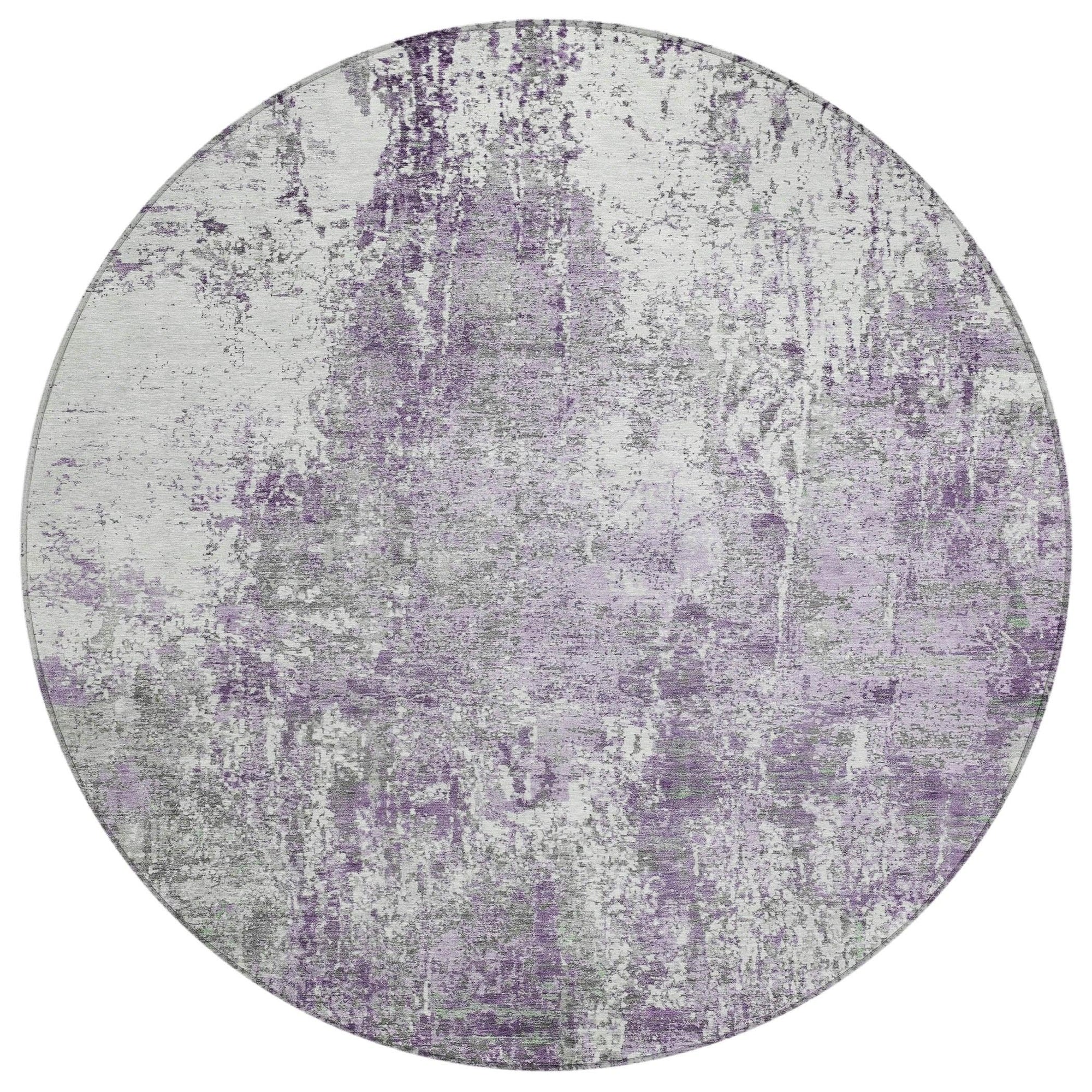 Addison Rugs Kaelion Purple Washable Indoor-Outdoor Rug