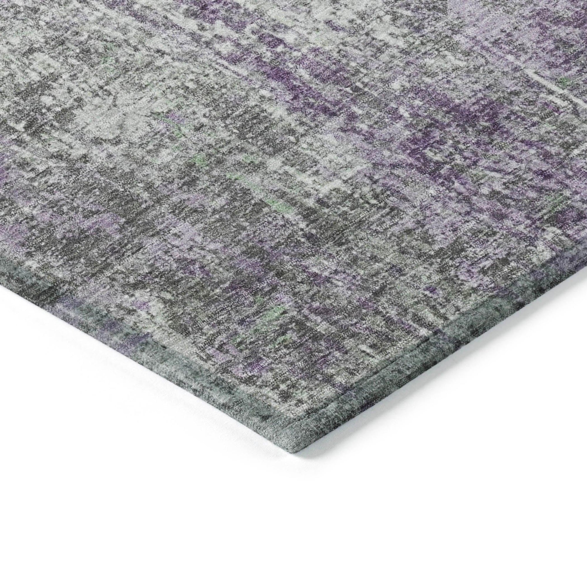 Addison Rugs Kaelion Purple Washable Indoor-Outdoor Rug