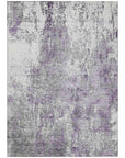Addison Rugs Kaelion Purple Washable Indoor-Outdoor Rug