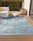 Addison Rugs Kaelira Blue Washable Indoor-Outdoor Rug