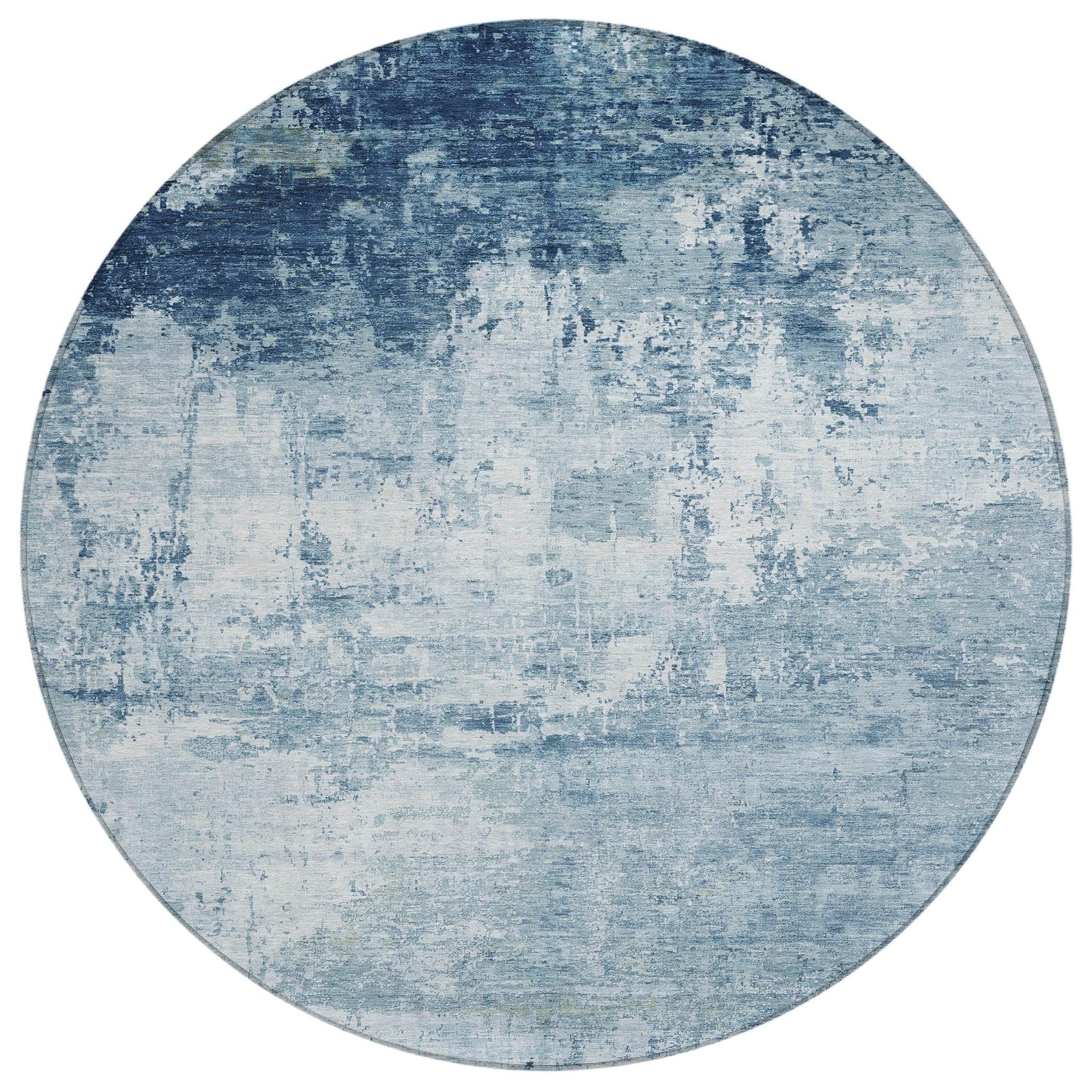 Addison Rugs Kaelira Blue Washable Indoor-Outdoor Rug