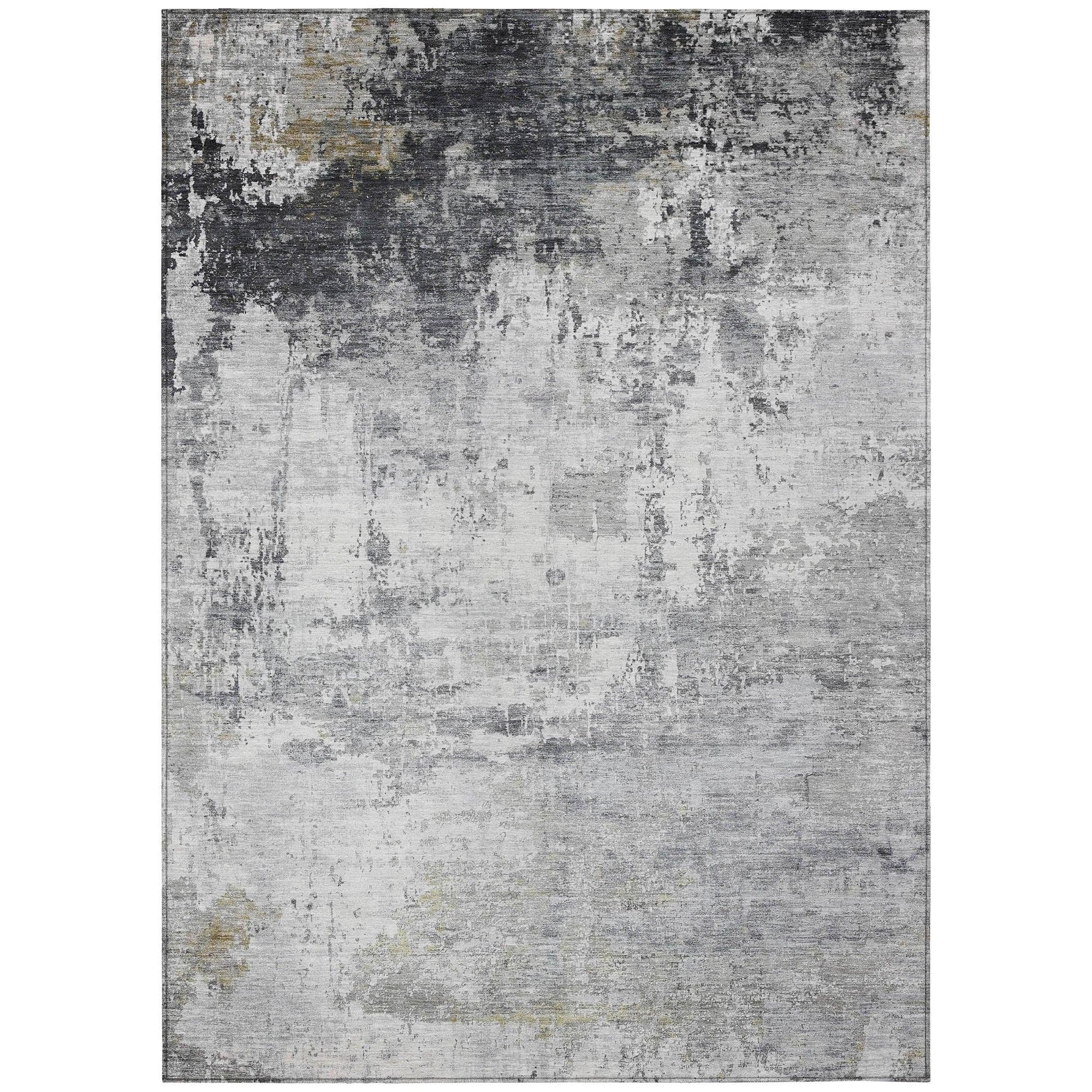 Addison Rugs Kaelira Gray Washable Indoor-Outdoor Rug
